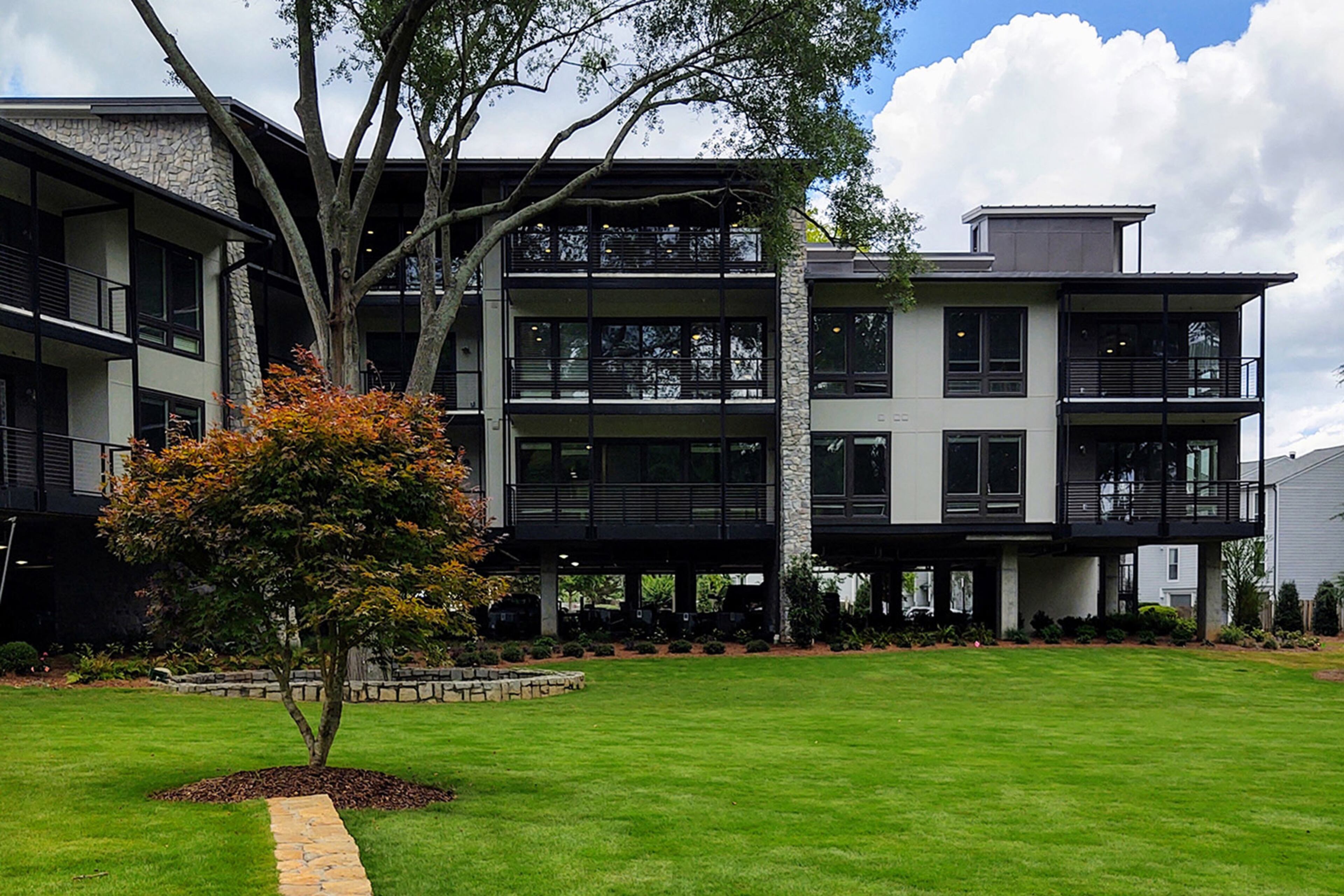 Chattahoochee Riverside is a new 26-unit development located next to the Walton on the Chattahoochee apartment complex at 2281 Akers Mill Road. Credit: Walton on the Chattahoochee