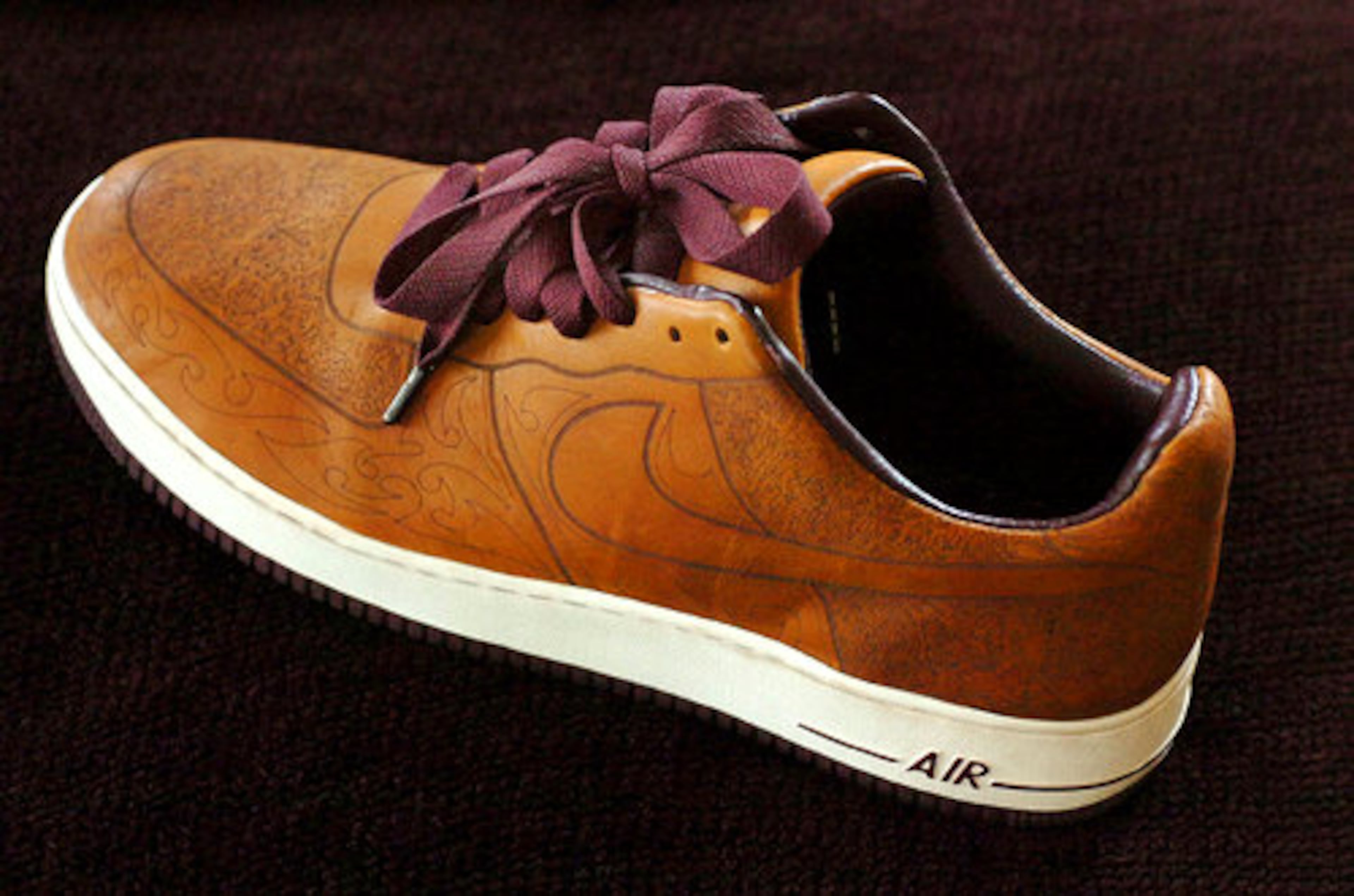 A Nike Air Force I Laser is on the list of Childress' favorite shoes.