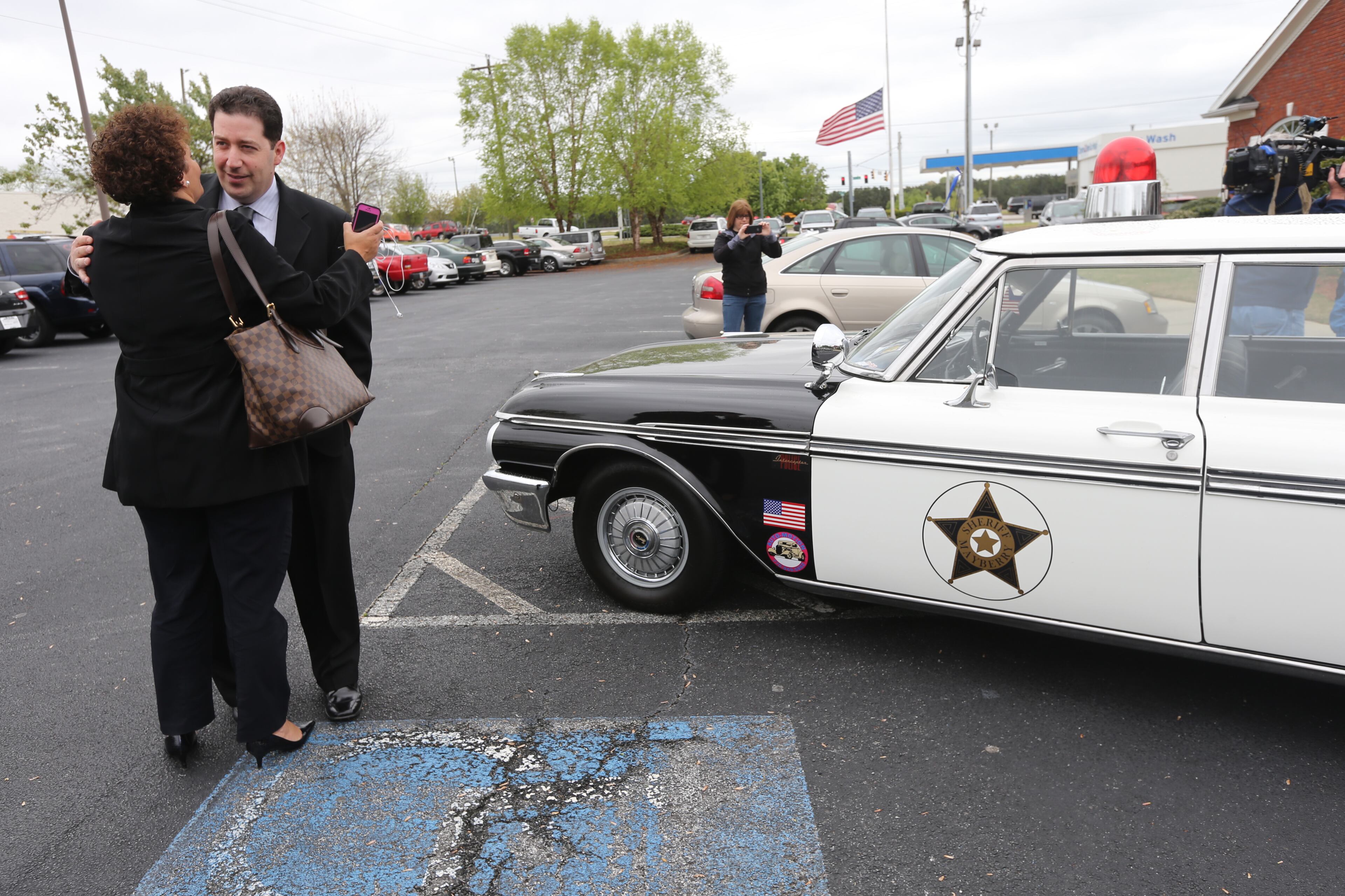 A visitation for longtime WSB radio and television traffic reporter Herb Emory was held on Tuesday at Jones-Wynn Funeral Home in Douglasville. A private funeral will be Wednesday. The public is invited to attend a celebration of Capt. Herb's life on Saturday morning from 10 a.m. to noon at the Johnson Ferry Baptist Church in east Cobb. Emory died on April 12 of a heart attack he suffered while assisting at a wreck site near his Douglas County home.