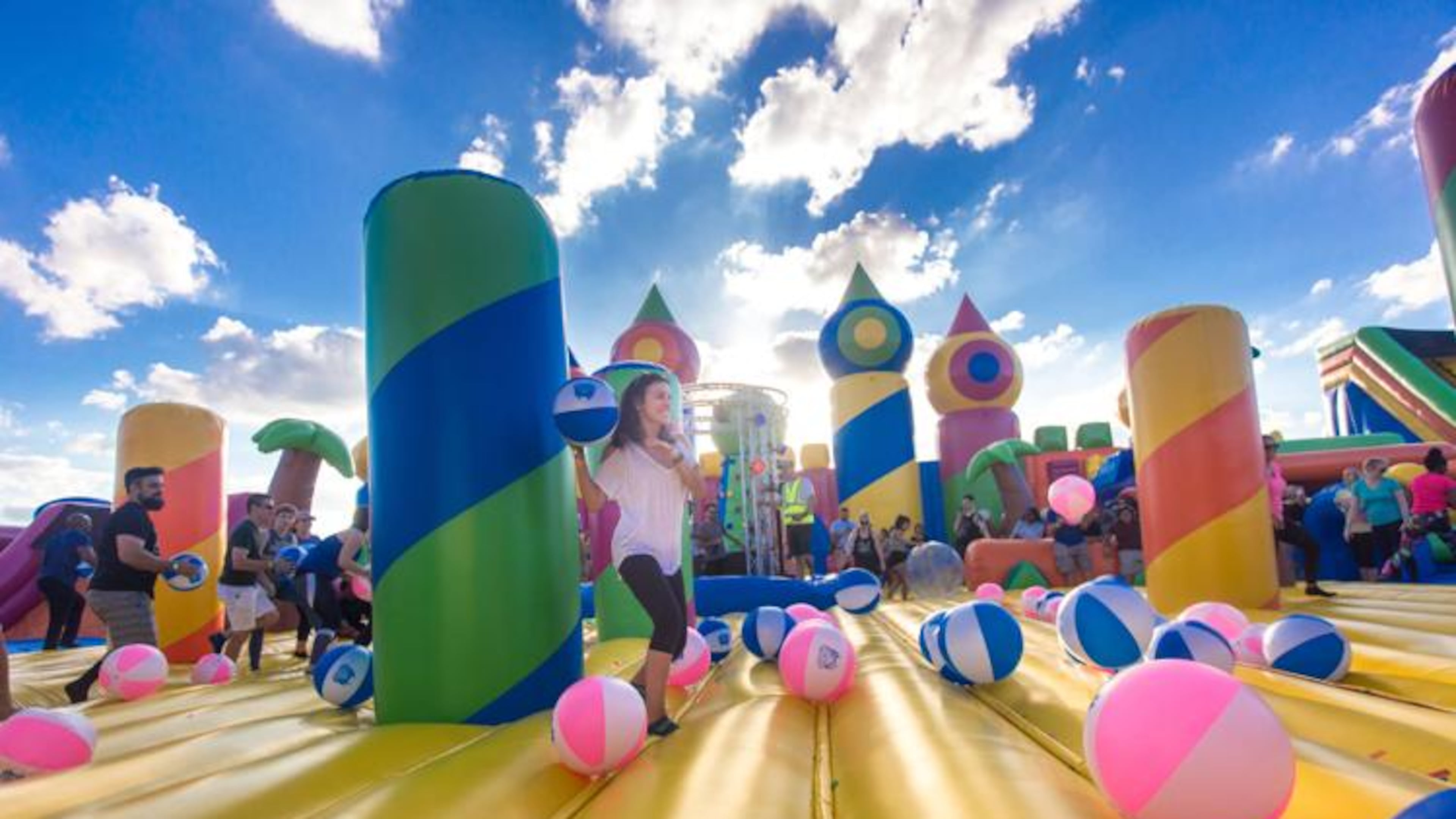 The Big Bounce America tour makes its fairgrounds debut on Saturday, Feb. 25. (Photo Courtesy of Big Bounce)