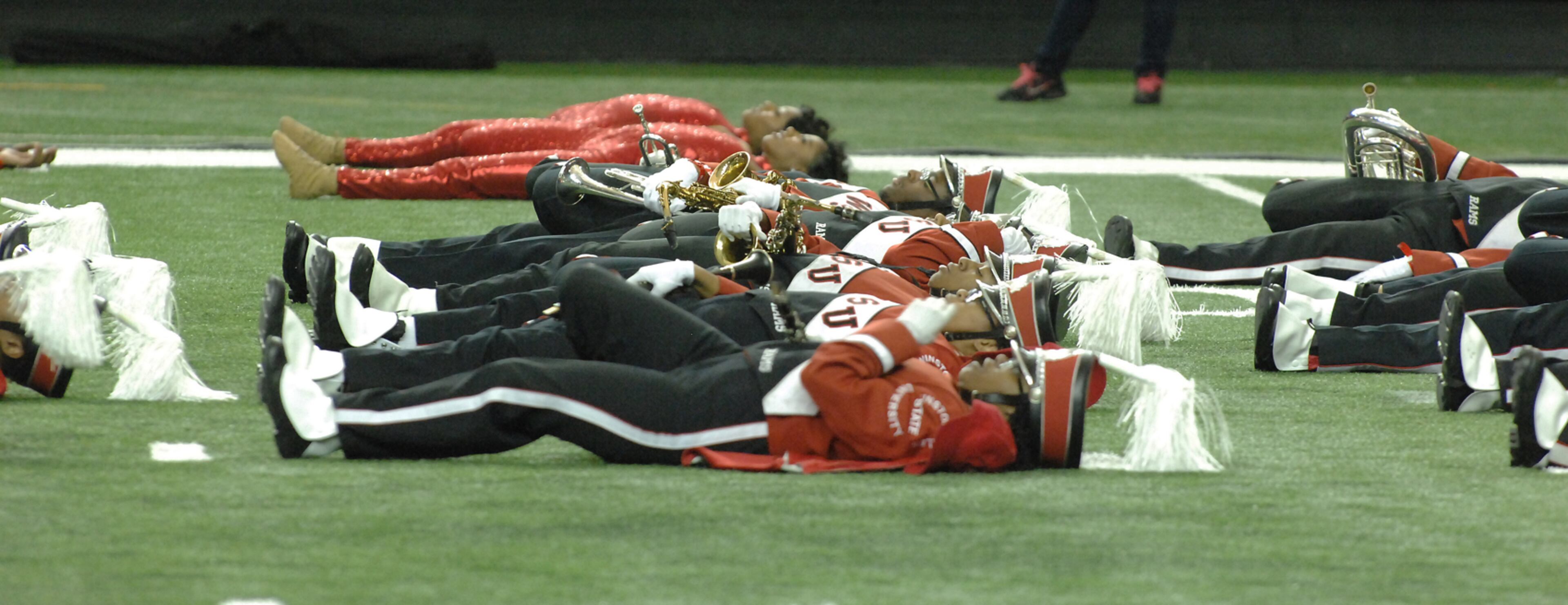 012817 Members of Winston Salem Marching Band perform at the Dome. Battle of the Bands at the Georgia Dome in Atlanta.
W.A. Bridges Jr. special