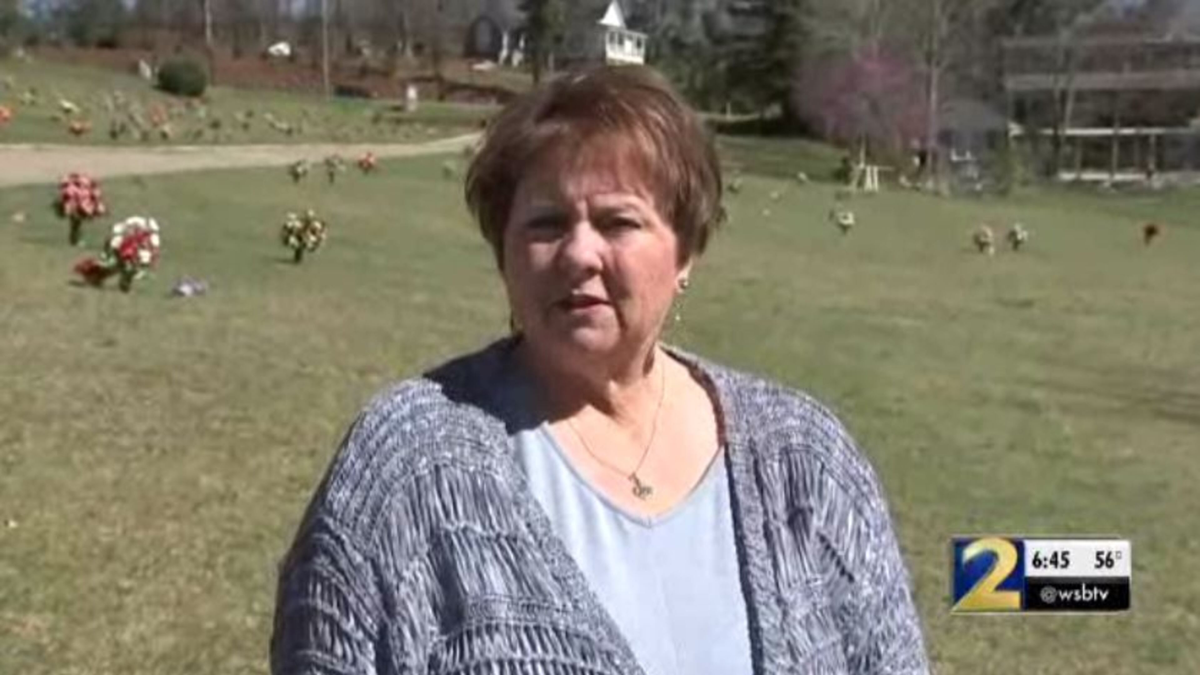 Pam Dean wrote a check for more than $3,000 to Wichman Monuments out of Chattanooga.