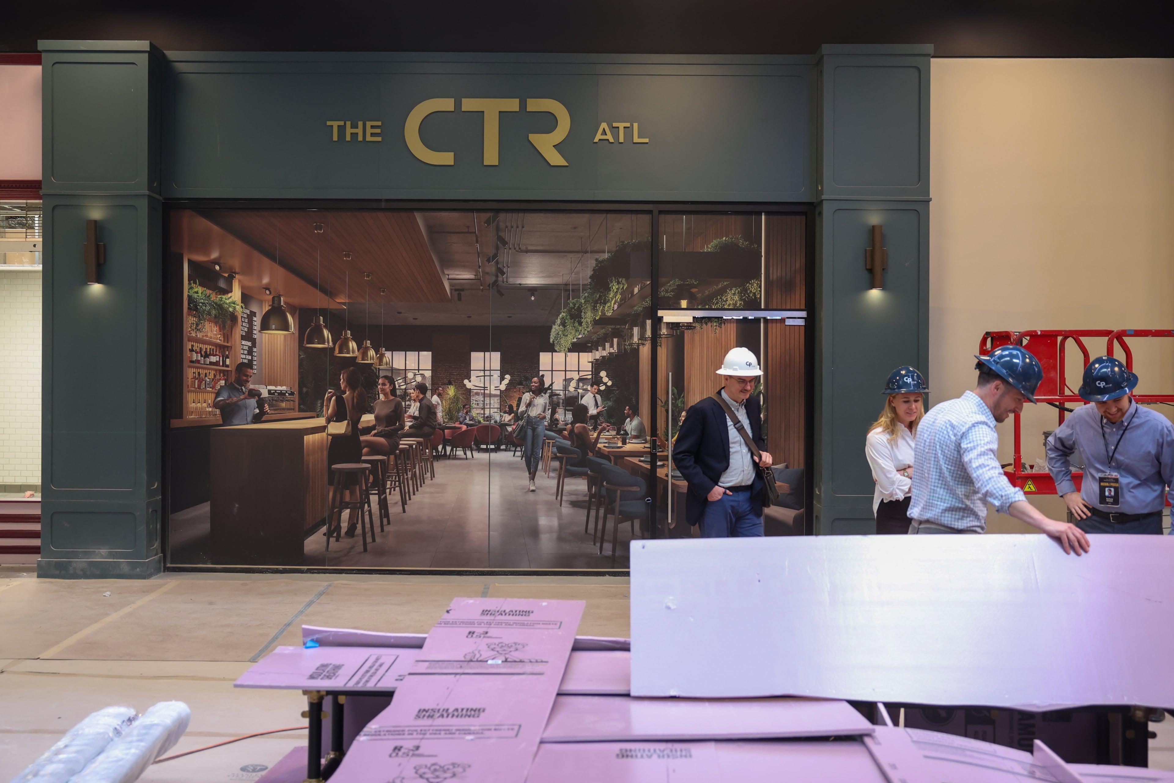 Individuals tour The Center, formerly CNN Center, in Atlanta on March 30, 2026. (Arvin Temkar/AJC)
