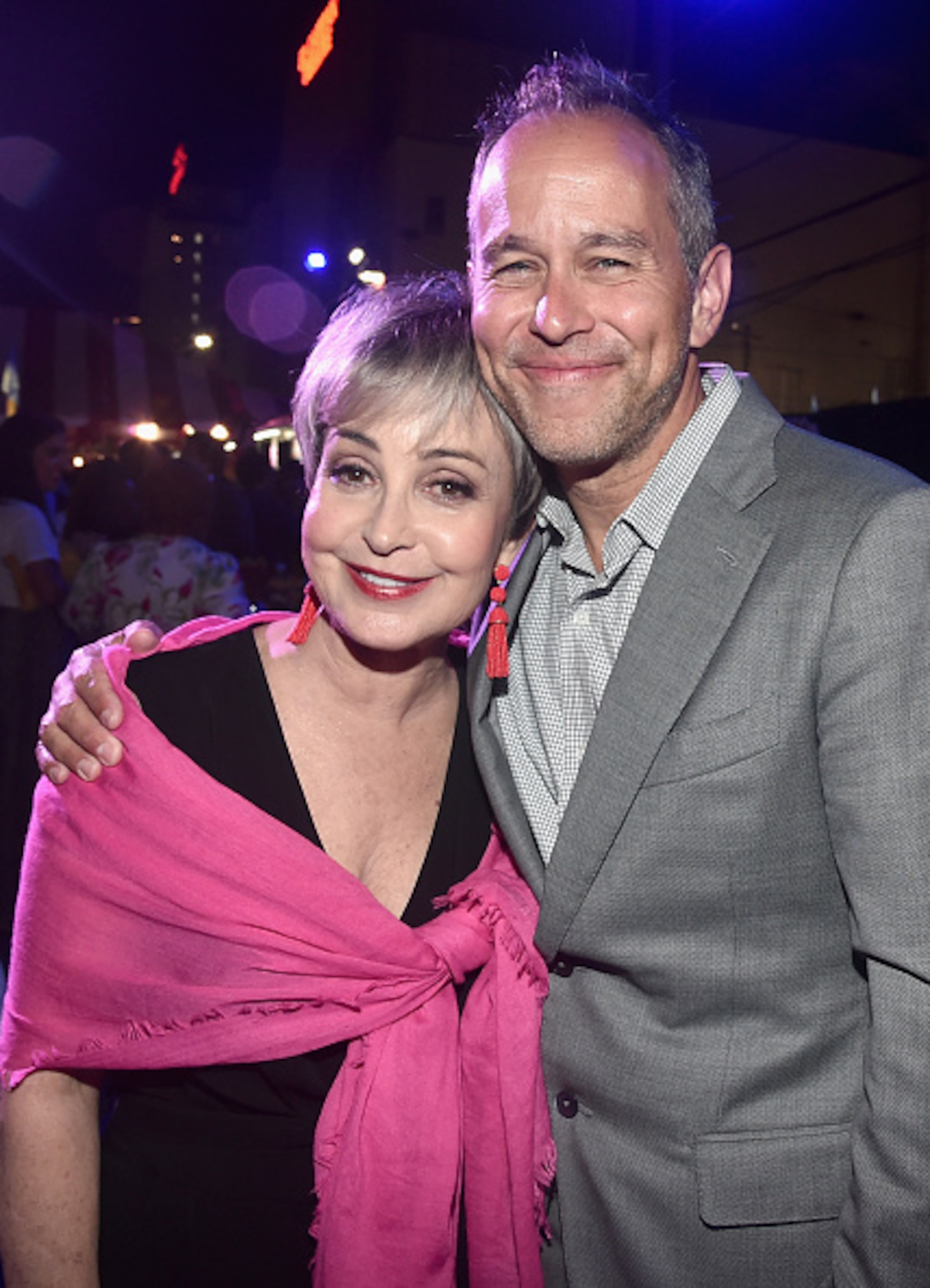 HOLLYWOOD, CA - JUNE 11: Annie Potts (L) and Producer Jonas Rivera attend the world premiere of Disney and Pixar's TOY STORY 4 at the El Capitan Theatre in Hollywood, CA on Tuesday, June 11, 2019. (Photo by Alberto E. Rodriguez/Getty Images for Disney)