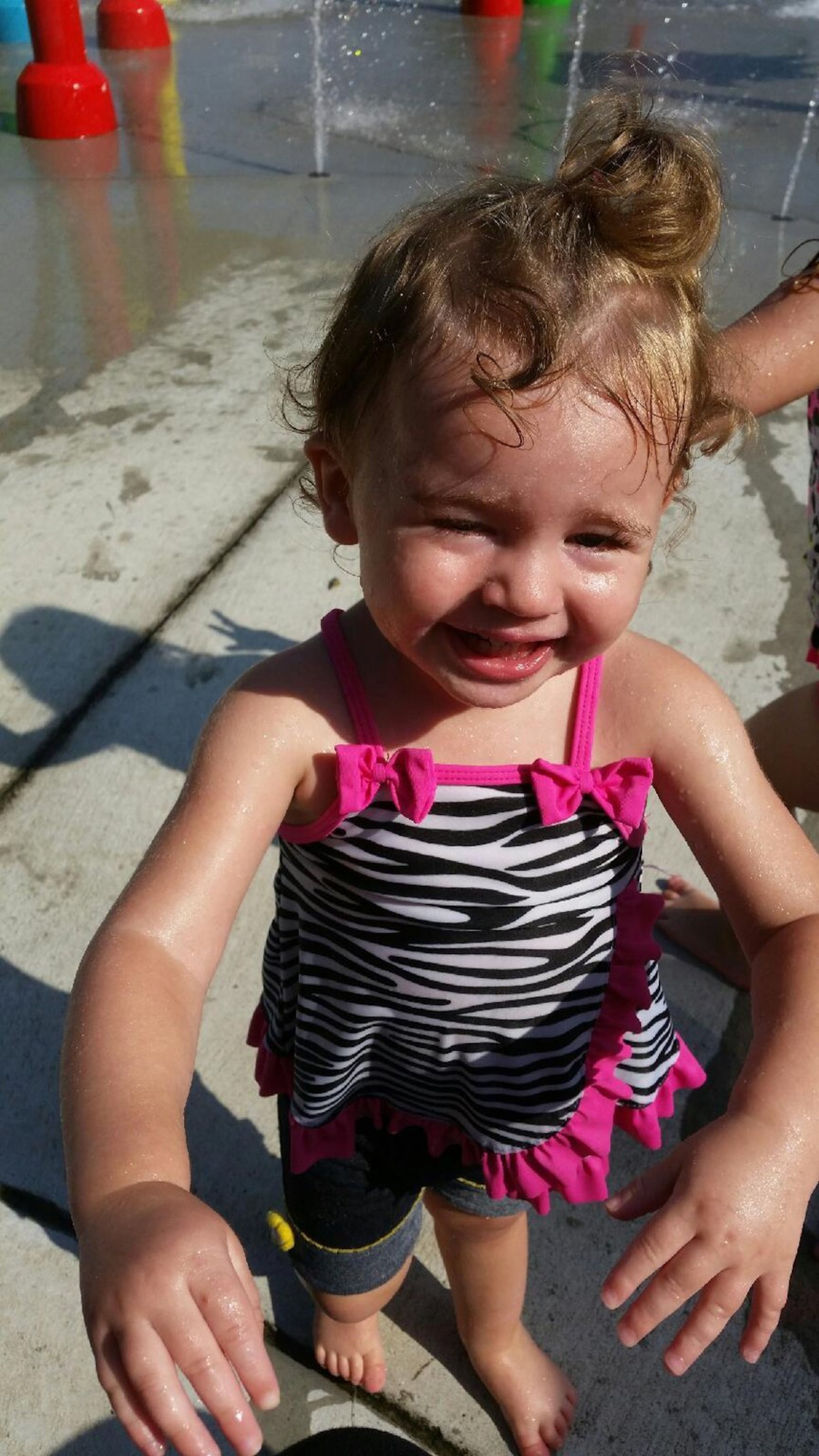 Laila Marie Daniel is the 2-year-old girl who died in state foster care. The couple who were caring for her, Jennifer and Joseph Rosenbaum, are charged with murder. (Handout: Family photo)