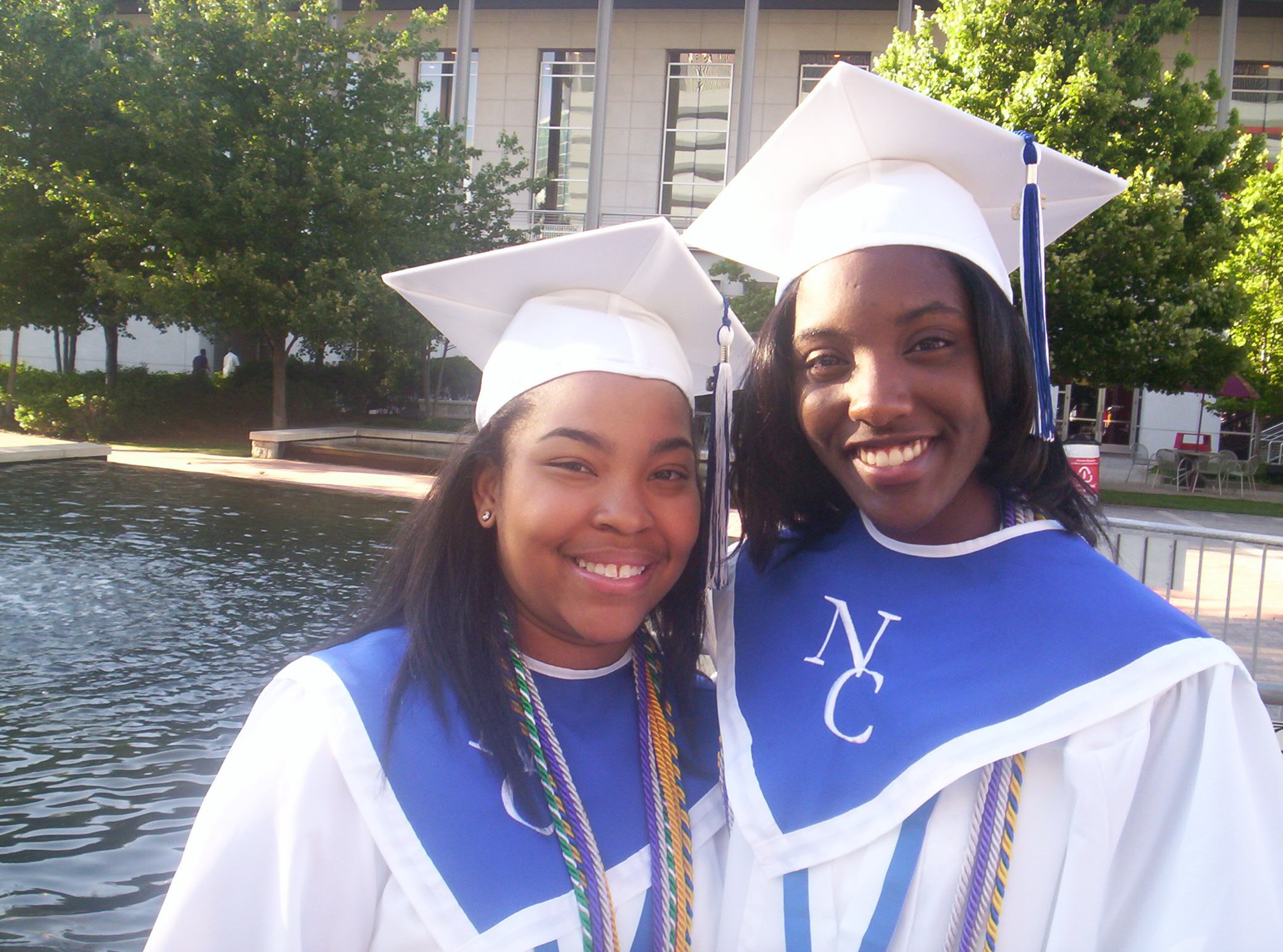 Cheryl Oree submitted this photo of Kendra Oree and V'Keyah Singleton, who graduated from North Clayton High School in College Park. "Congrats to Kendra and V'Keyah."