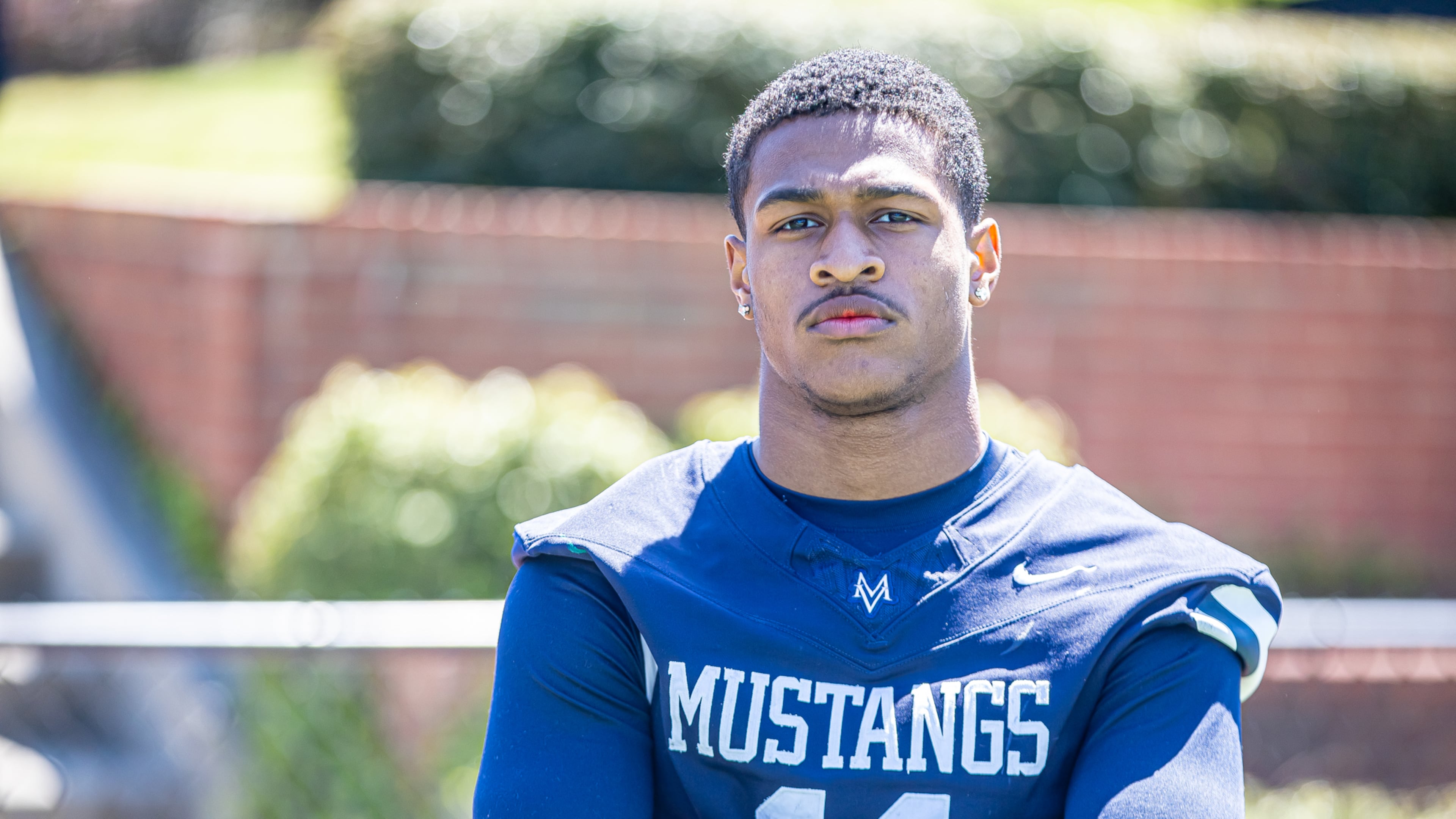 3-star Class of 2027 wide receiver prospect Taurean Rawlins is a rare Power 4 prospect at Mount Vernon School in Sandy Springs. He has a strong interest in Clemson and Georgia, among other schools. (Jeff Sentell/DawgNation)