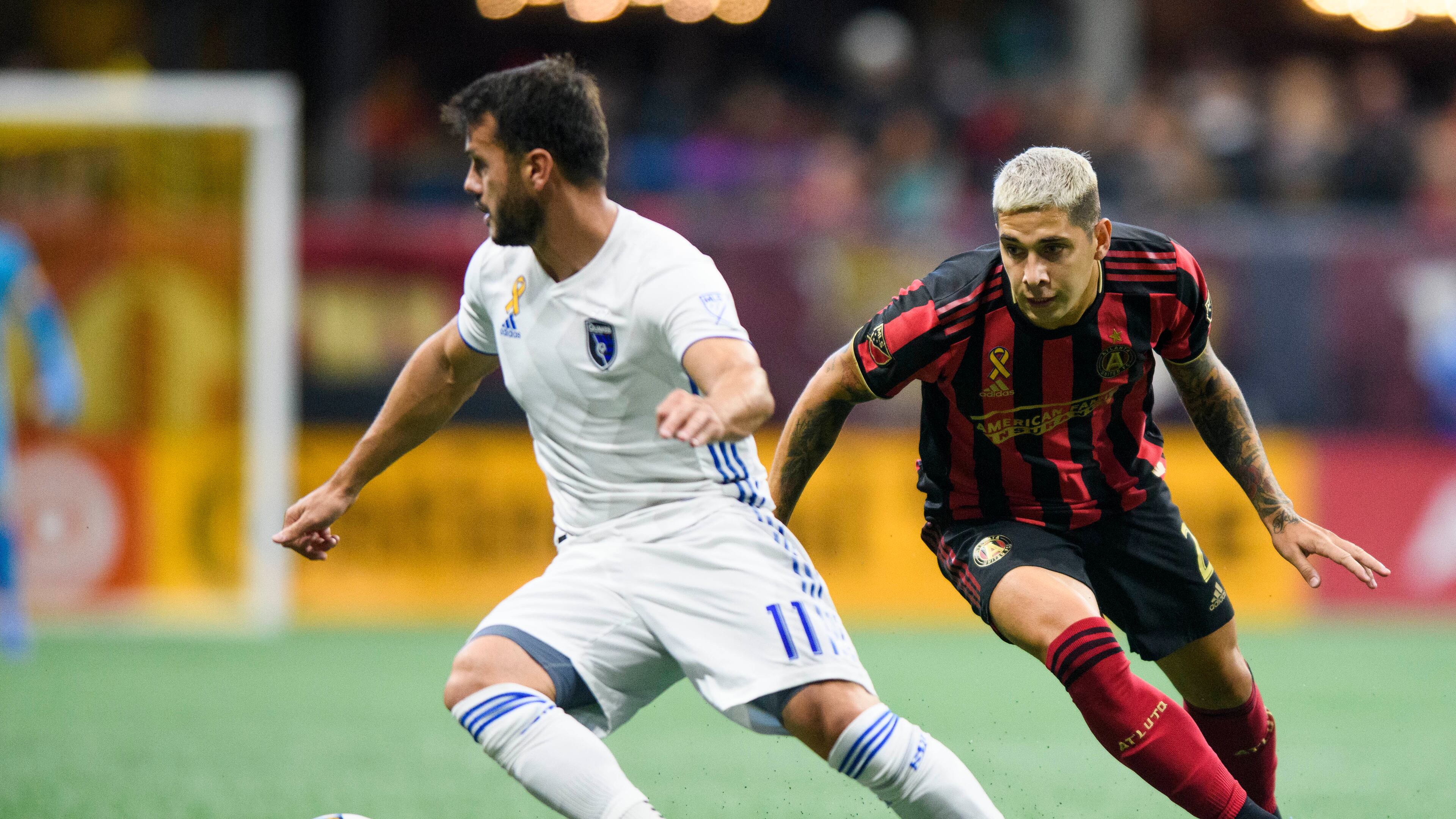 Images from the match between Atlanta United and San Jose Earthquakes at Mercedes-Benz Stadium in Atlanta, Georgia on Saturday, September 21, 2019. (Photo by AJ Reynolds/Atlanta United)