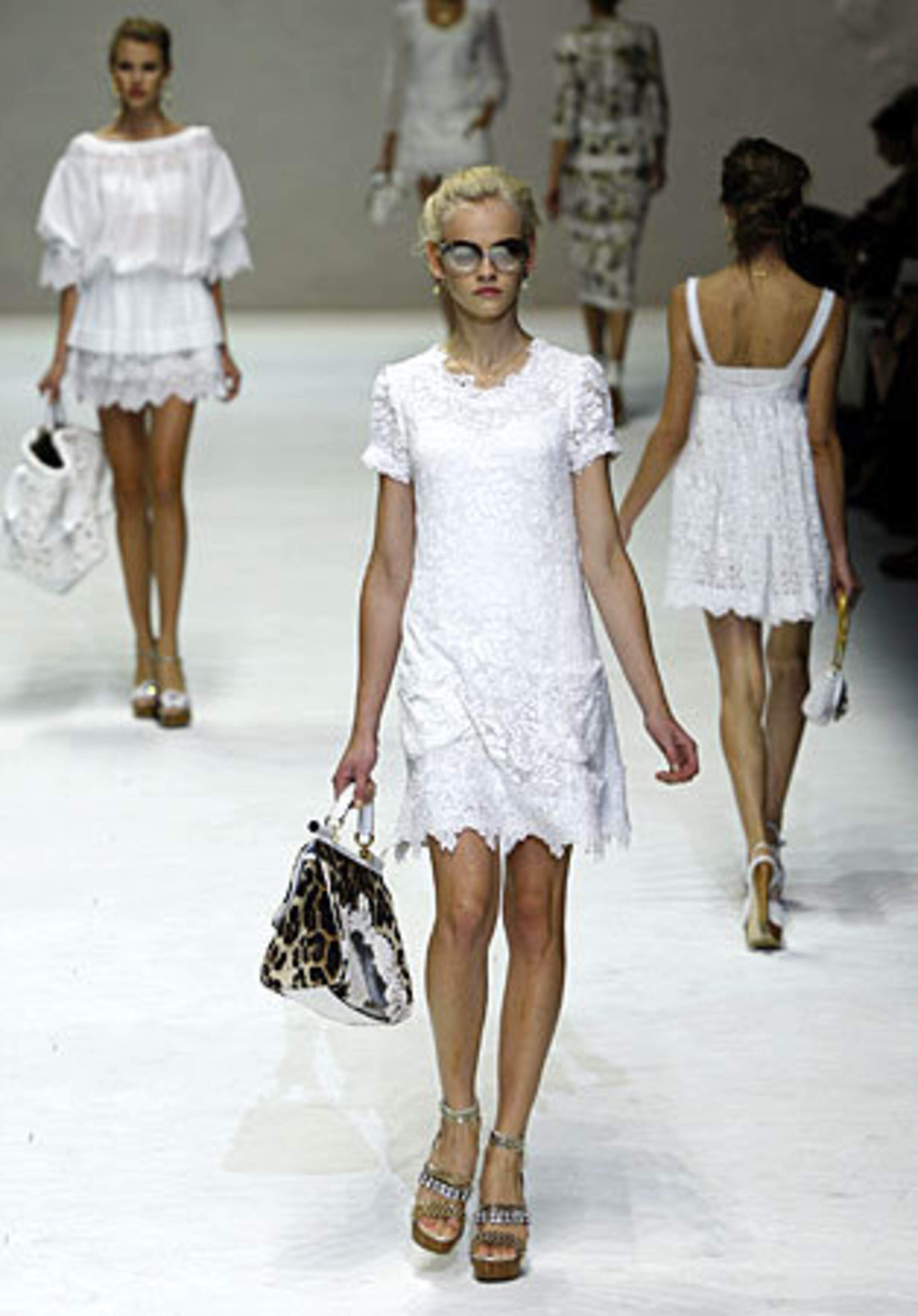 A creation from the Dolce & Gabbana Spring-Summer 2011 fashion collection.
