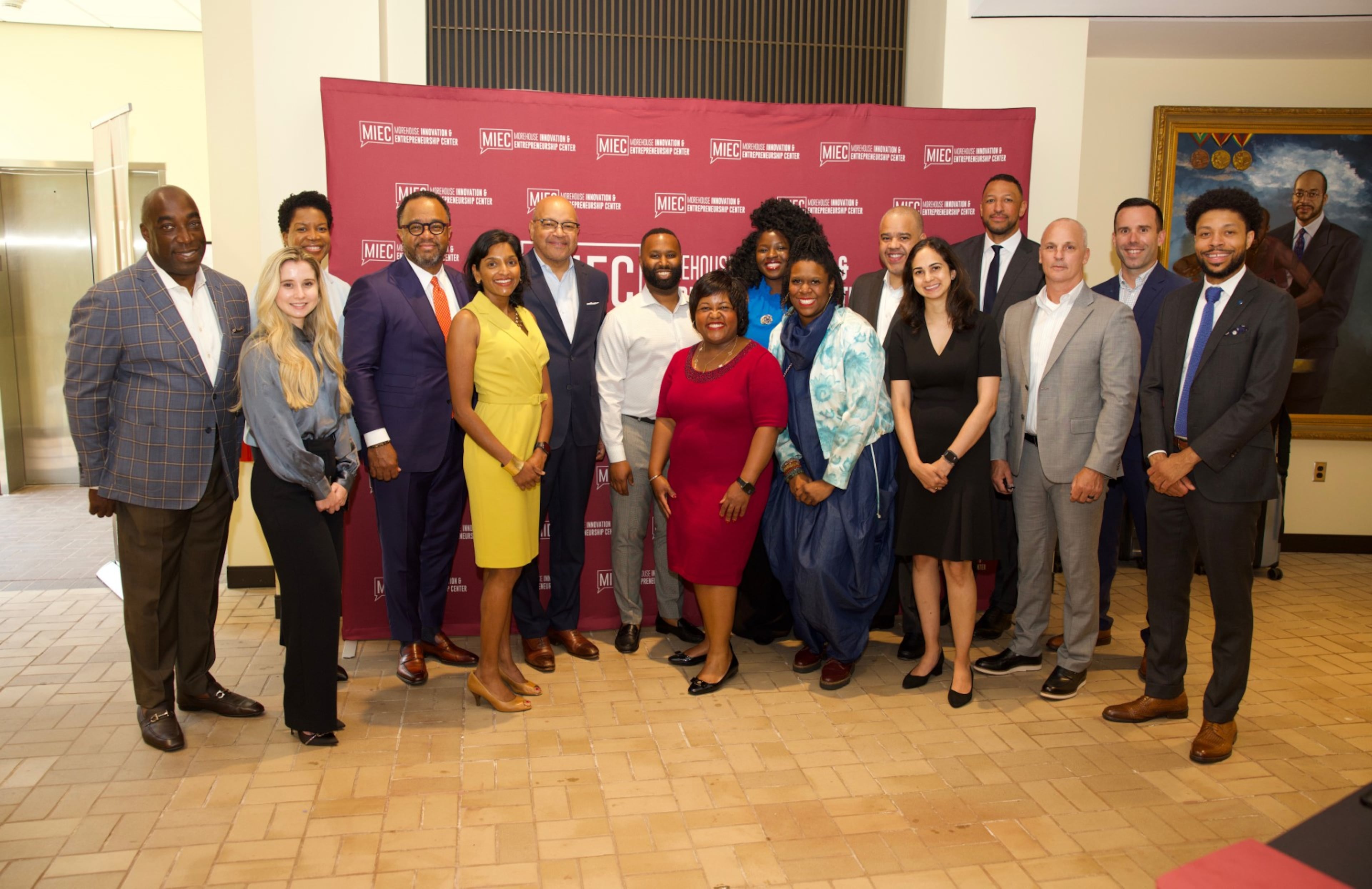 Following the announcement of the $1 million gift to Morehouse College, representatives from JPMorgan Chase and the Morehouse Innovation and Entrepreneurship Center (MIEC) met with representatives of eight minority business servicing organizations to begin talks on building uniformity, sharing best practices, identifying partnerships, and establishing collective strategic priorities for serving minority entrepreneurs throughout metro Atlanta. Tiffany Bussey, Ph.D., director of the MIEC, and Alicia Wilson, the new managing director and global head of philanthropy for the North American region of JPMorgan Chase, were in attendance for the event. The JPMorgan Chase commitment will fund an expansion in the MIEC’s Small Business Executive Certificate Program, which will help more Black entrepreneurs access the technical support that they need to scale their businesses successfully. In addition, MIEC is partnering with JPMorgan Chase to establish the Atlanta Small Business Ecosystem Hub (E-Hub), a new initiative that will spur collaboration between business servicing organizations in the metro Atlanta region and provide data for research on Black businesses.
SPECIAL TO THE AJC from Morehouse College