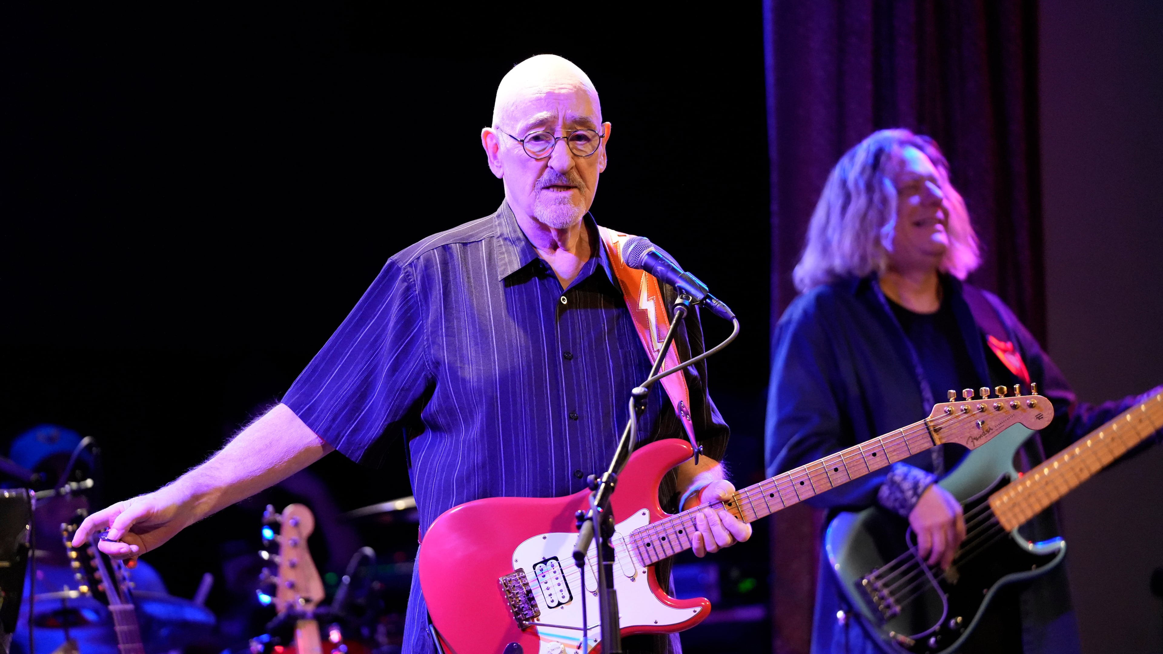 FILE - Dave Mason performs at City Winery in Chicago on Feb. 21, 2023. (Photo by Rob Grabowski/Invision/AP)