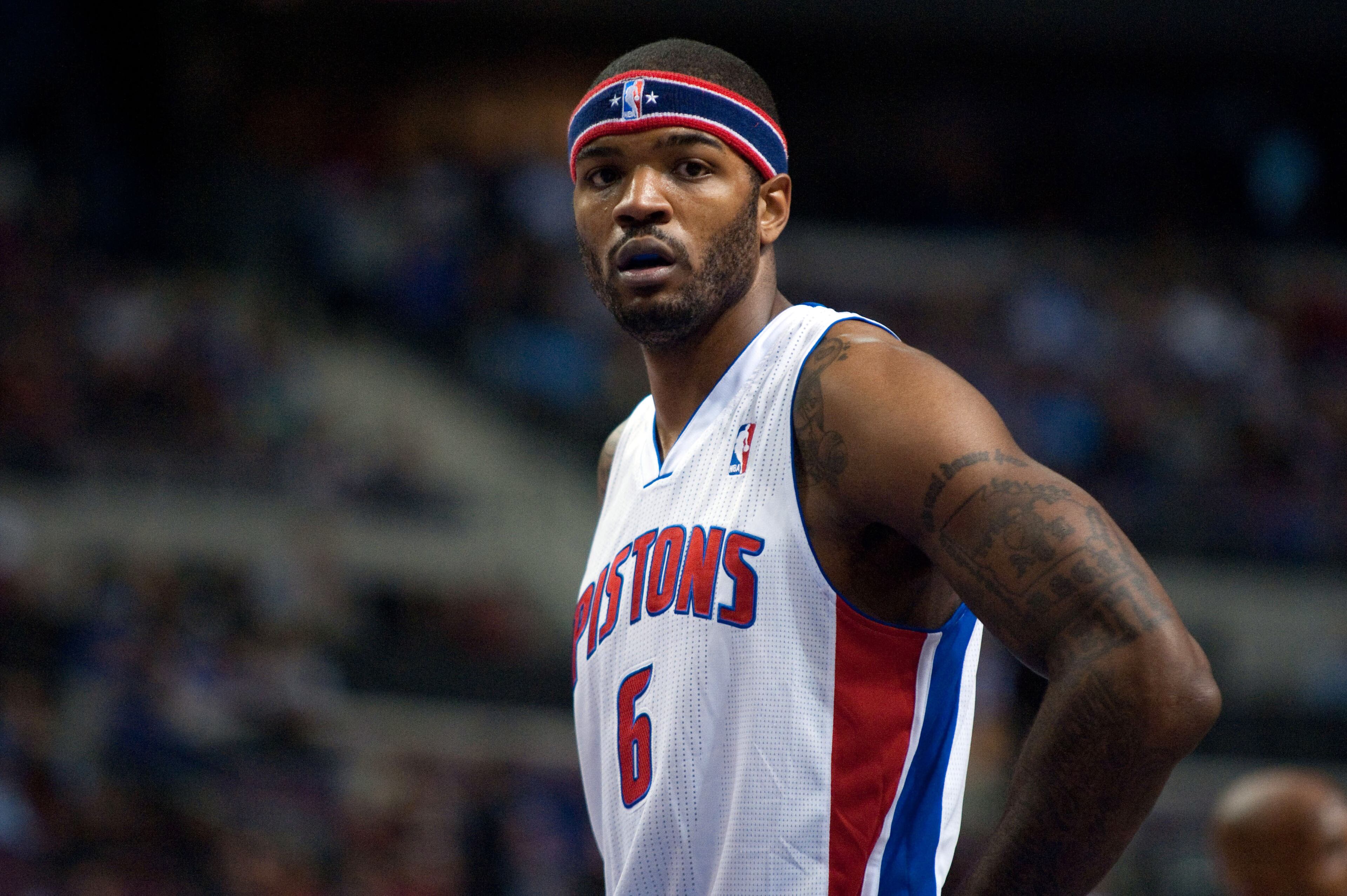 Pistons small forward Josh Smith during the first quarter against the Oklahoma City Thunder at The Palace of Auburn Hills.