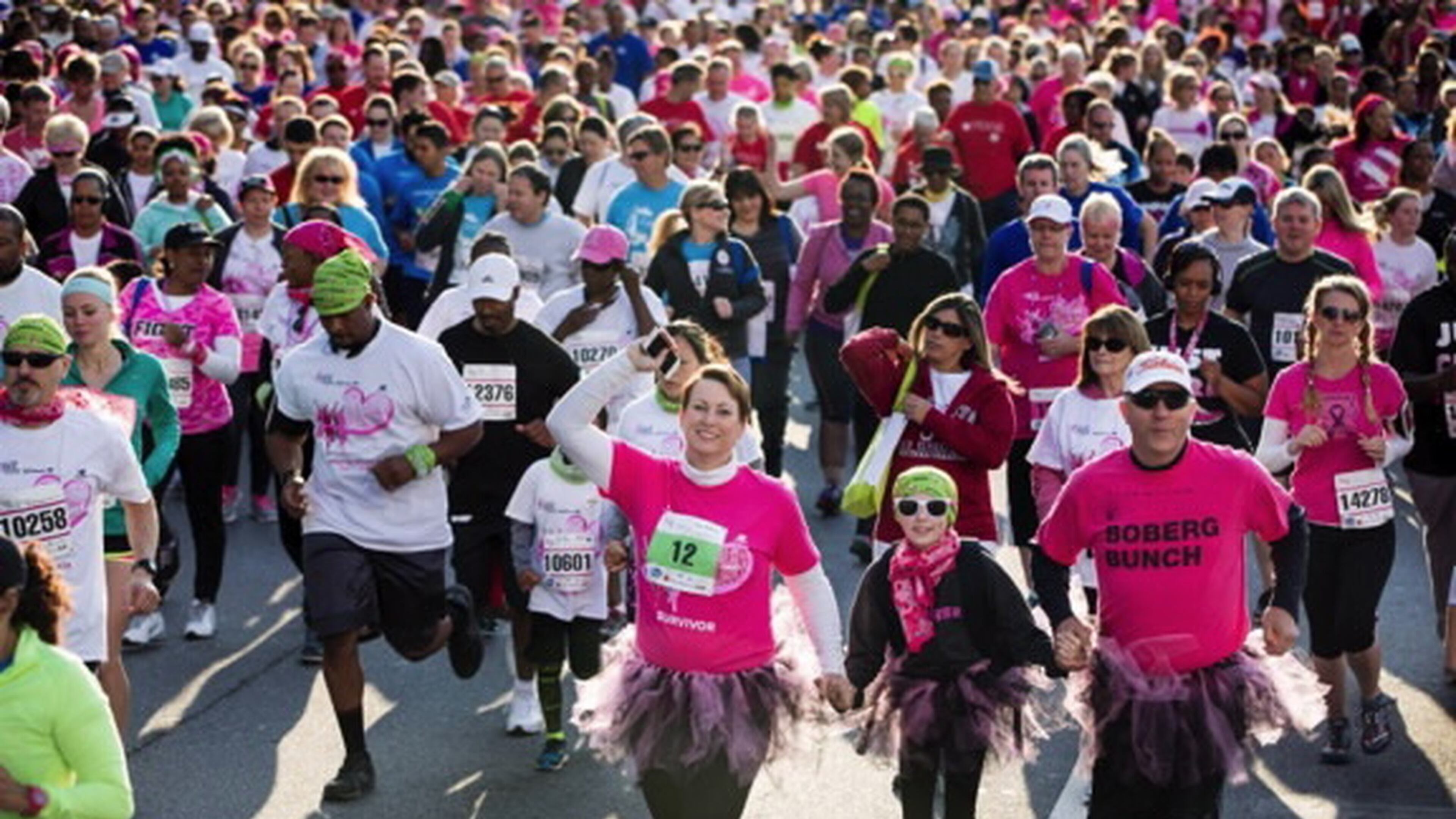 Komen Atlanta’s 26th Annual Race for the Cure was held May 7, 2016. More than 8,000 people participated. The race is being postponed this year due to the I-85 bridge collapse.