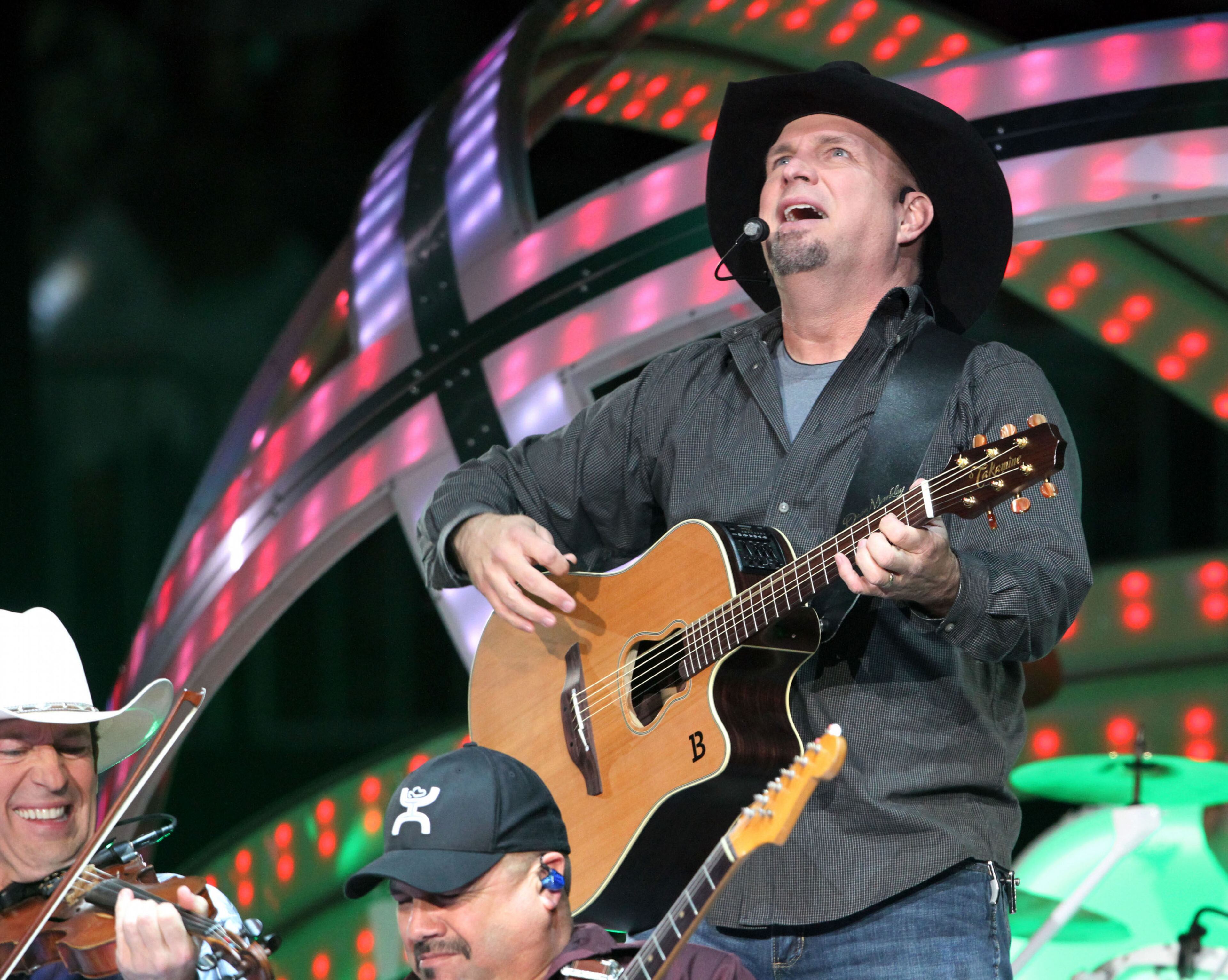 Legendary country singer-songwriter-guitarist Garth Brooks played the first of seven sold out shows Friday evening at Philips Arena. Robb D. Cohen/RobbsPhotos.com