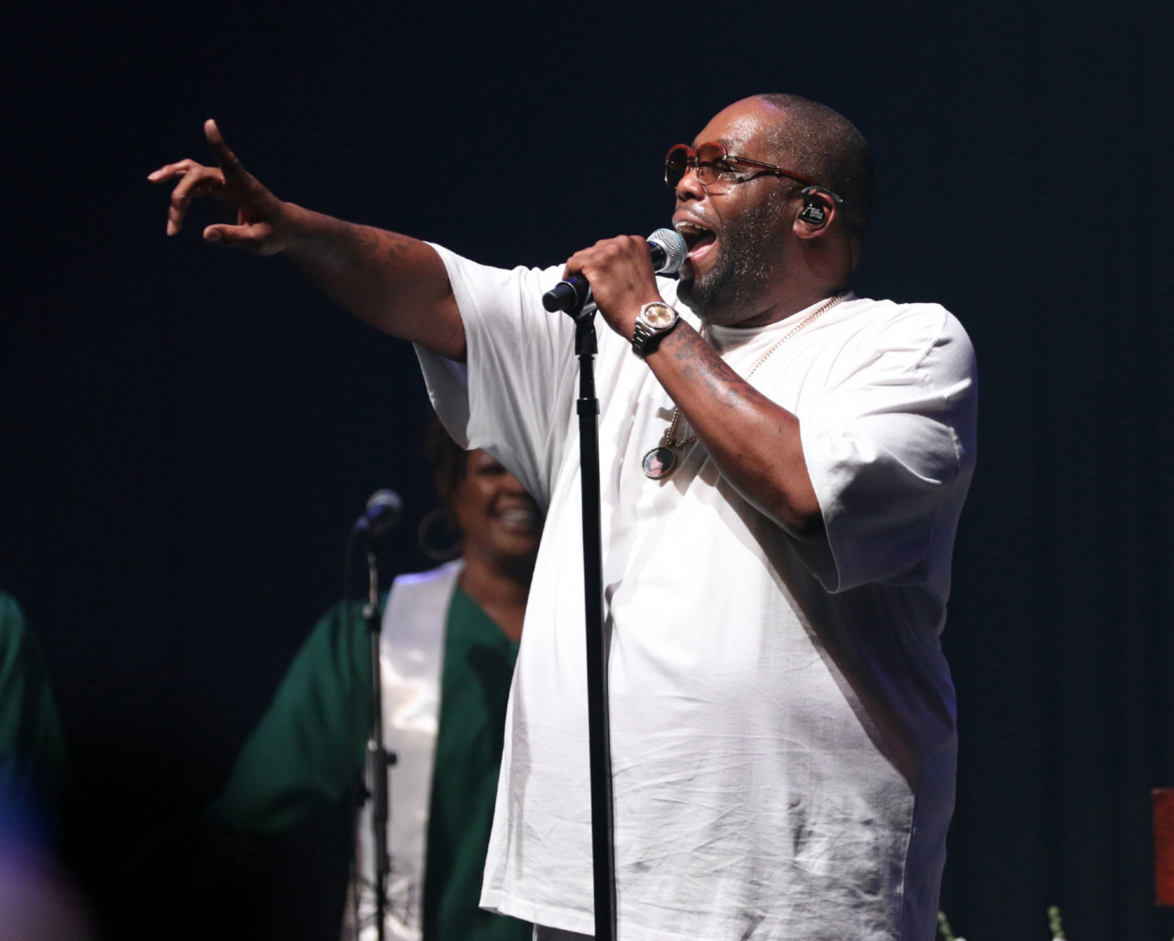 Atlanta native Killer Mike energized the sold-out Tabernacle on Thursday, July 13, 2023. Robb Cohen for the Atlanta Journal-Constitution