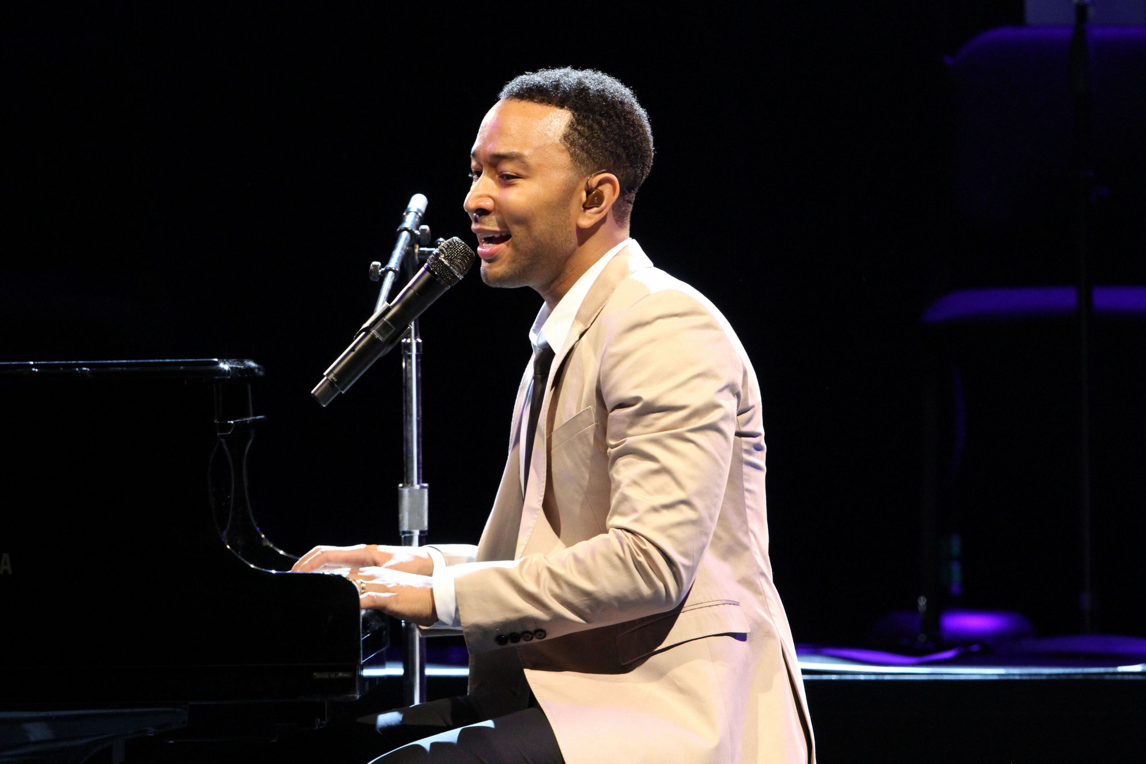 John Legend captivated a sold-out crowd Tuesday, July 29, 2014 at Chastain Park Amphitheatre in Atlanta during a stop on his All of Me tour. (Robb D. Cohen/RobbsPhotos.com)