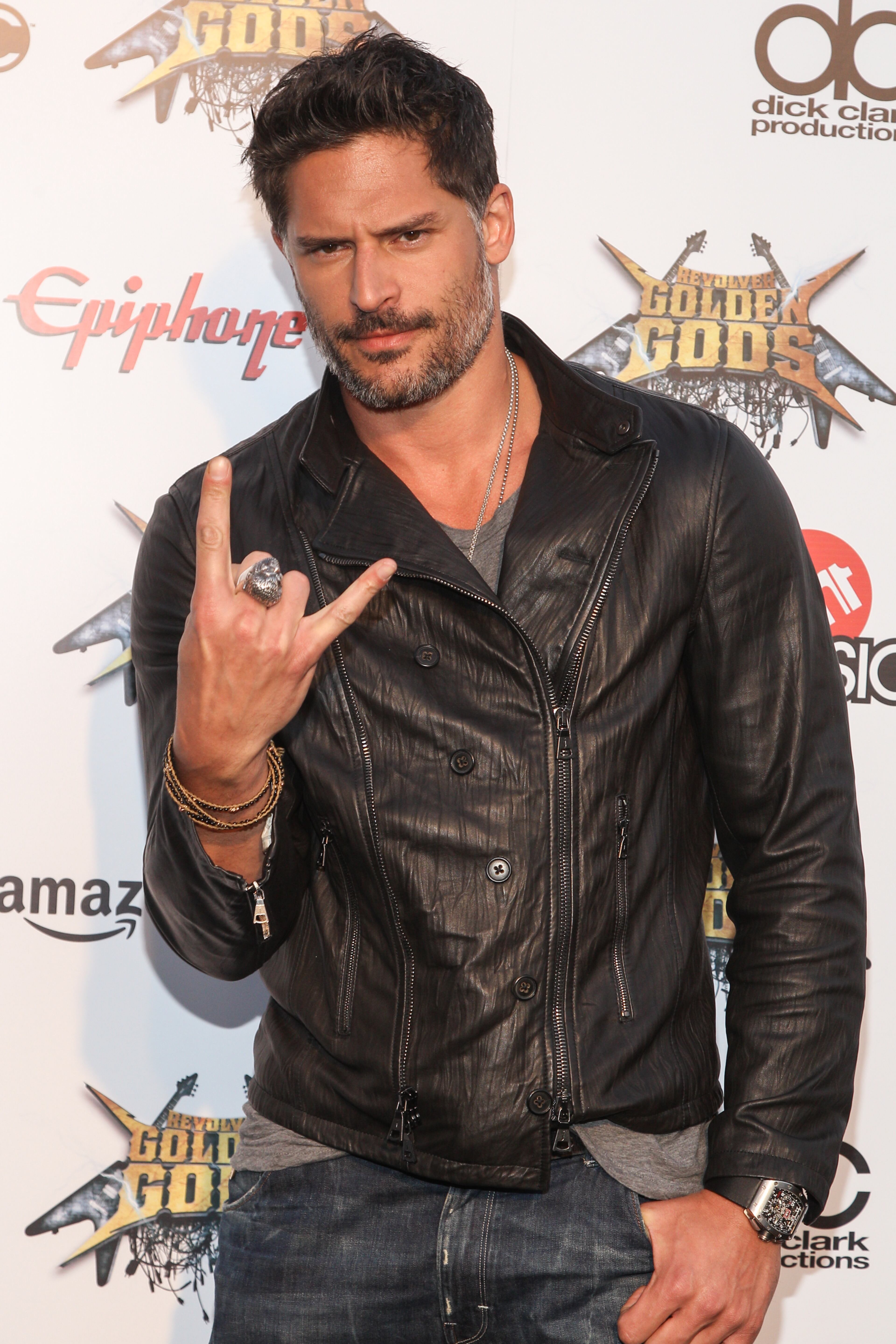 Actor Joe Manganiello attends the 6th Annual Revolver Golden Gods Award Show at Club Nokia on April 23, 2014 in Los Angeles, California. (Photo by Paul A. Hebert/Invision/AP)