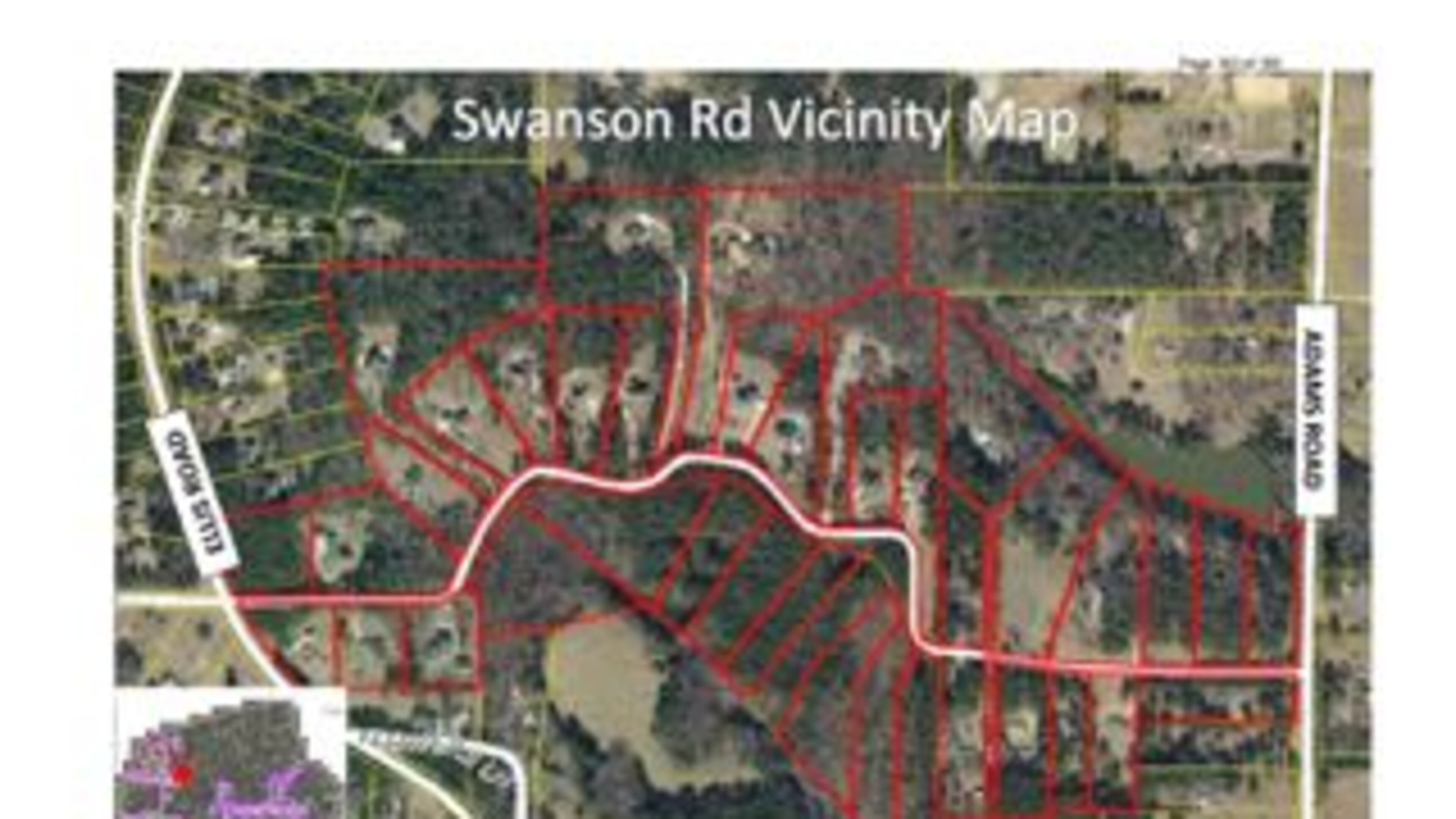 Swanson Road’s gravel surface will soon be replaced with asphalt to improve safety. Courtesy Fayette County