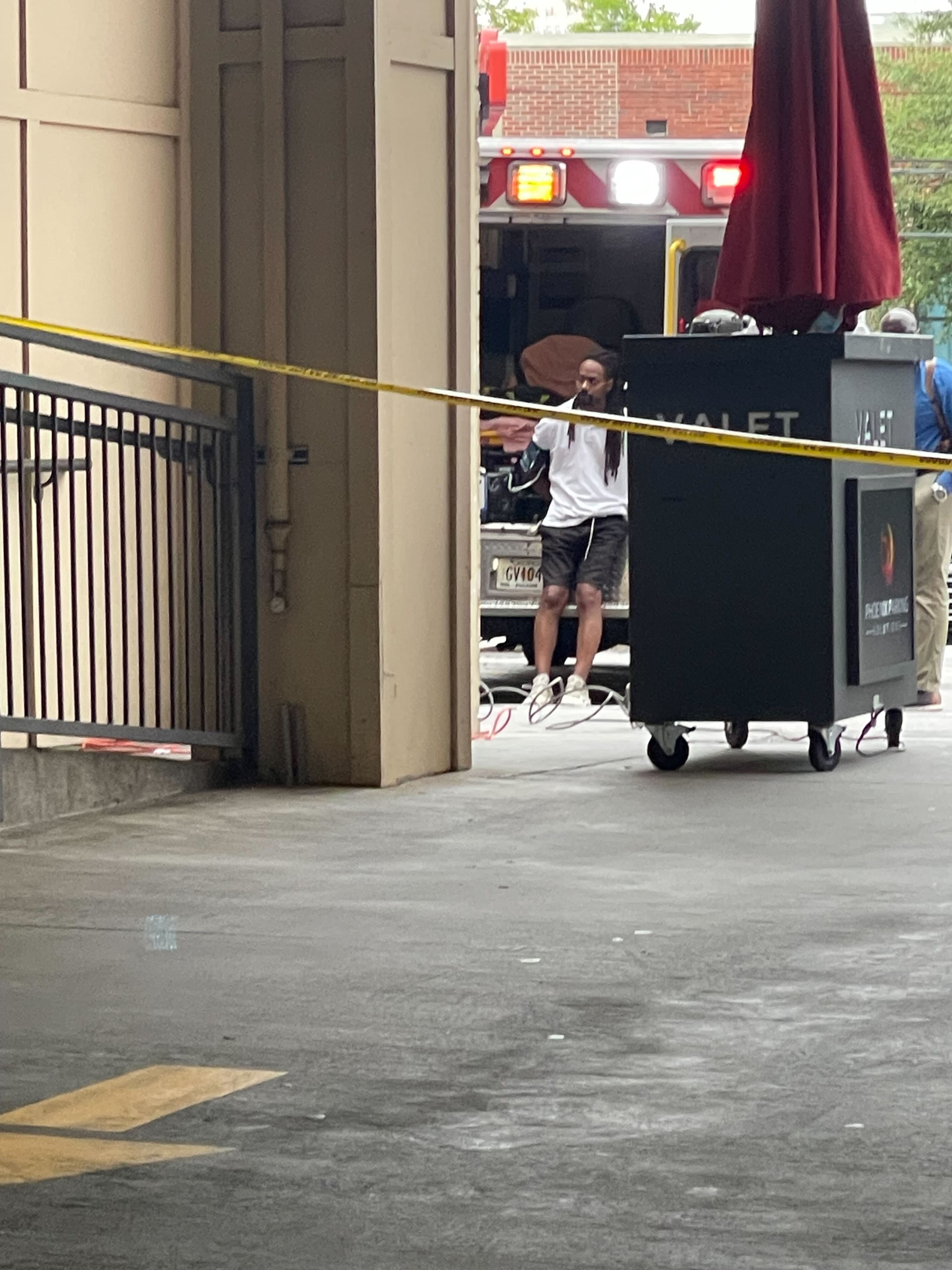 Superica employee Kevin Almaguer Anthony was able to snap a photo of the suspect in Wednesday's shooting. (Credit: Kevin Almaguer Anthony/Special)