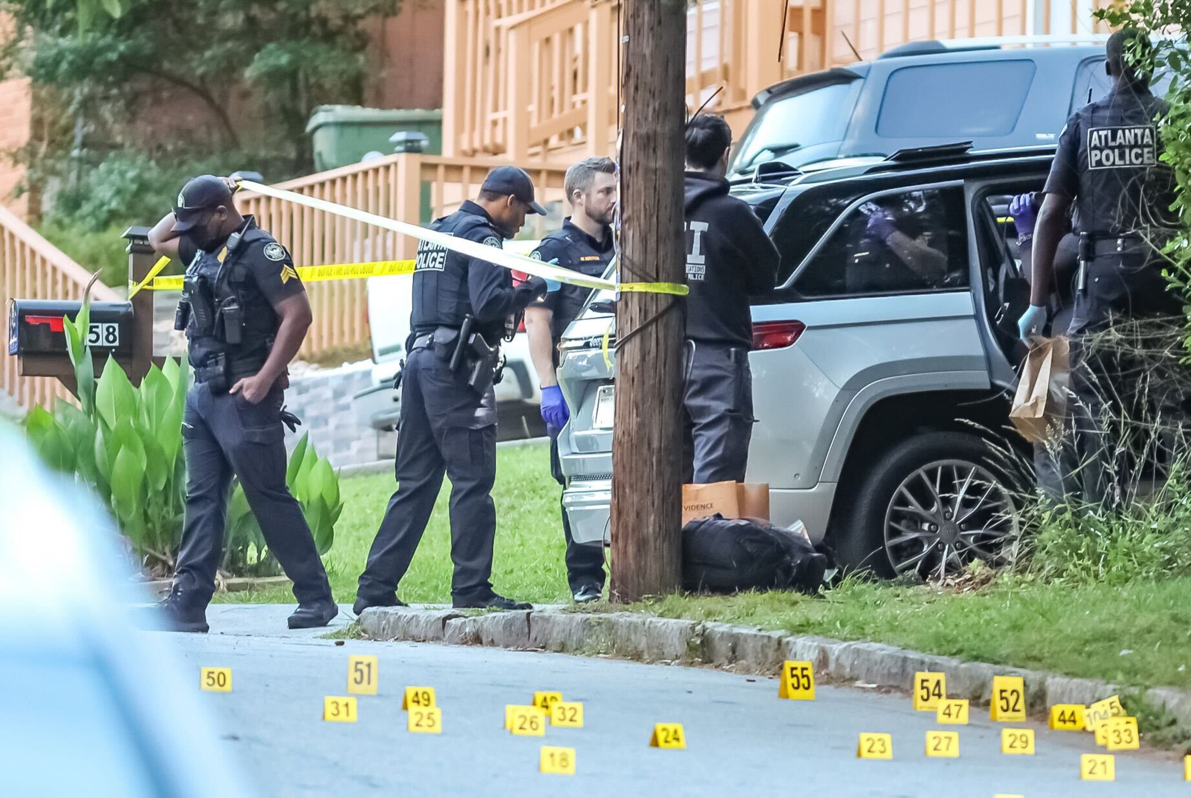 Police are investigating a shooting on Camrose Way in northwest Atlanta.