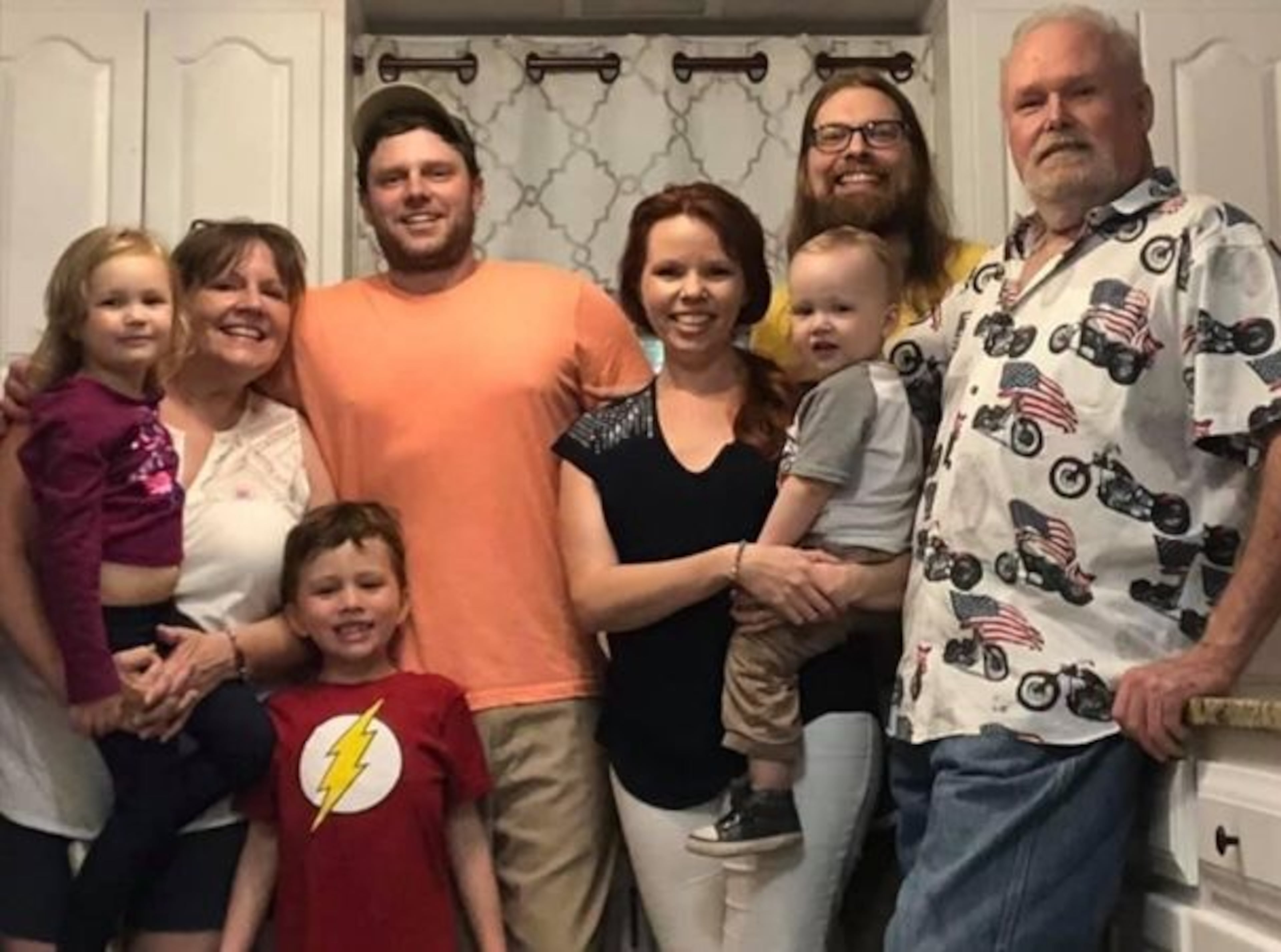 Ronald Yarbrough (far right) with family members before his death in 2019. (Courtesy of Glenda Yarbrough via attorney Lloyd Bell)