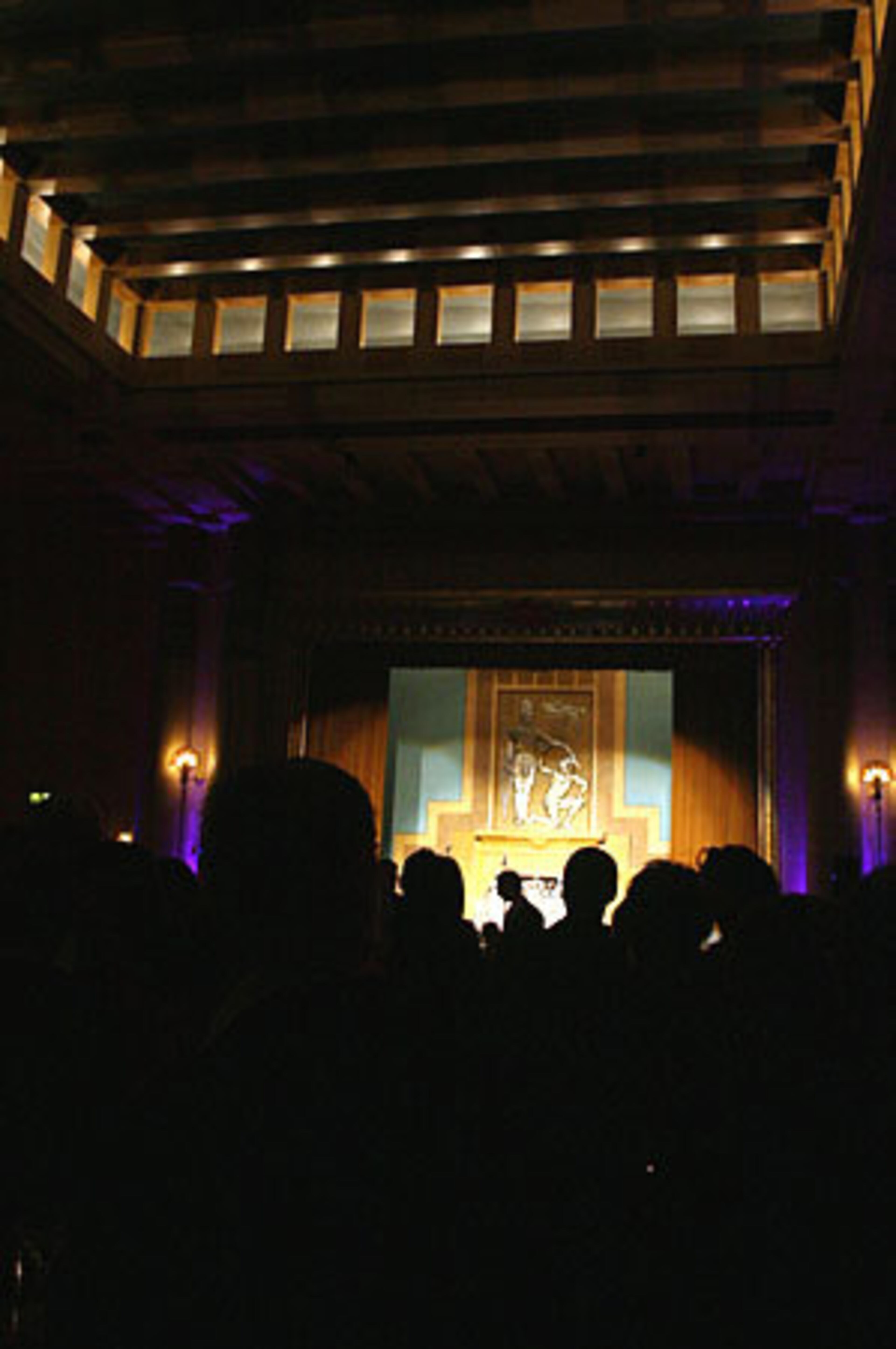 A crowd gathers in the Egyptian Ballroom for the fourth-annual Suzi Bass Awards.