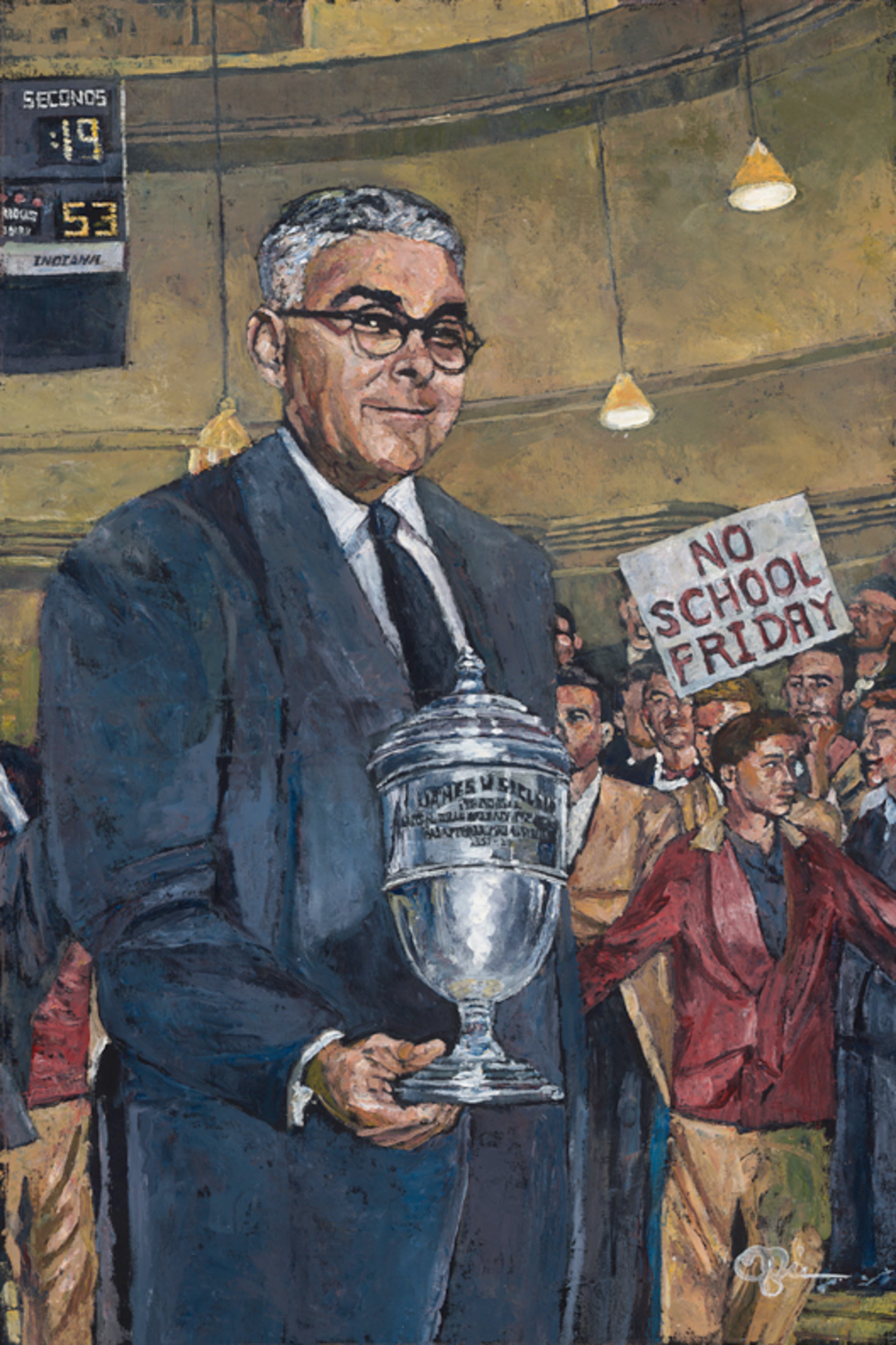 Branch McCracken coached the IU Hoosiers to victory again in 1953.