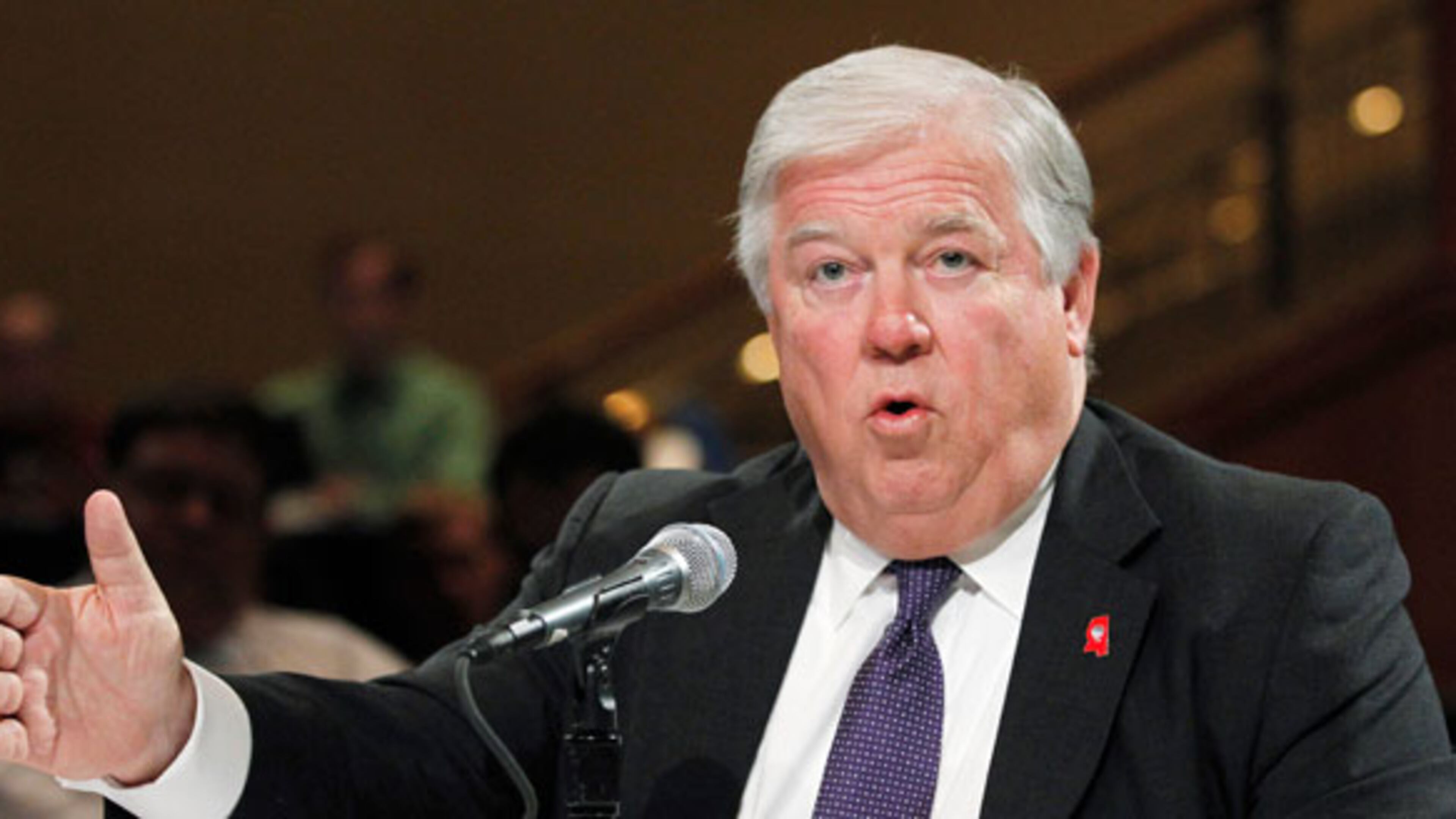 Former Mississippi Gov. Haley Barbour.