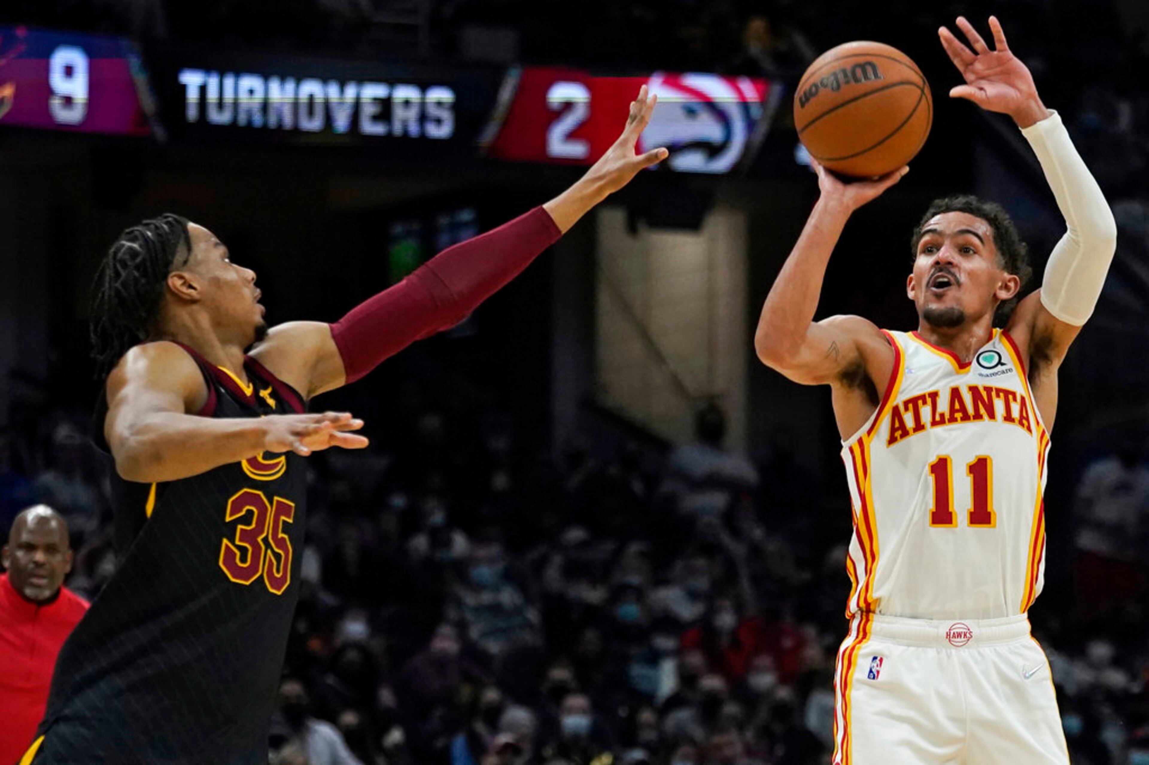 Atlanta's Trae Young (11) has already been named a starter in the All-Star game, but he will also participate in the 3-point contest during All-Star weekend, the NBA announced Tuesday. (AP Photo/Tony Dejak)