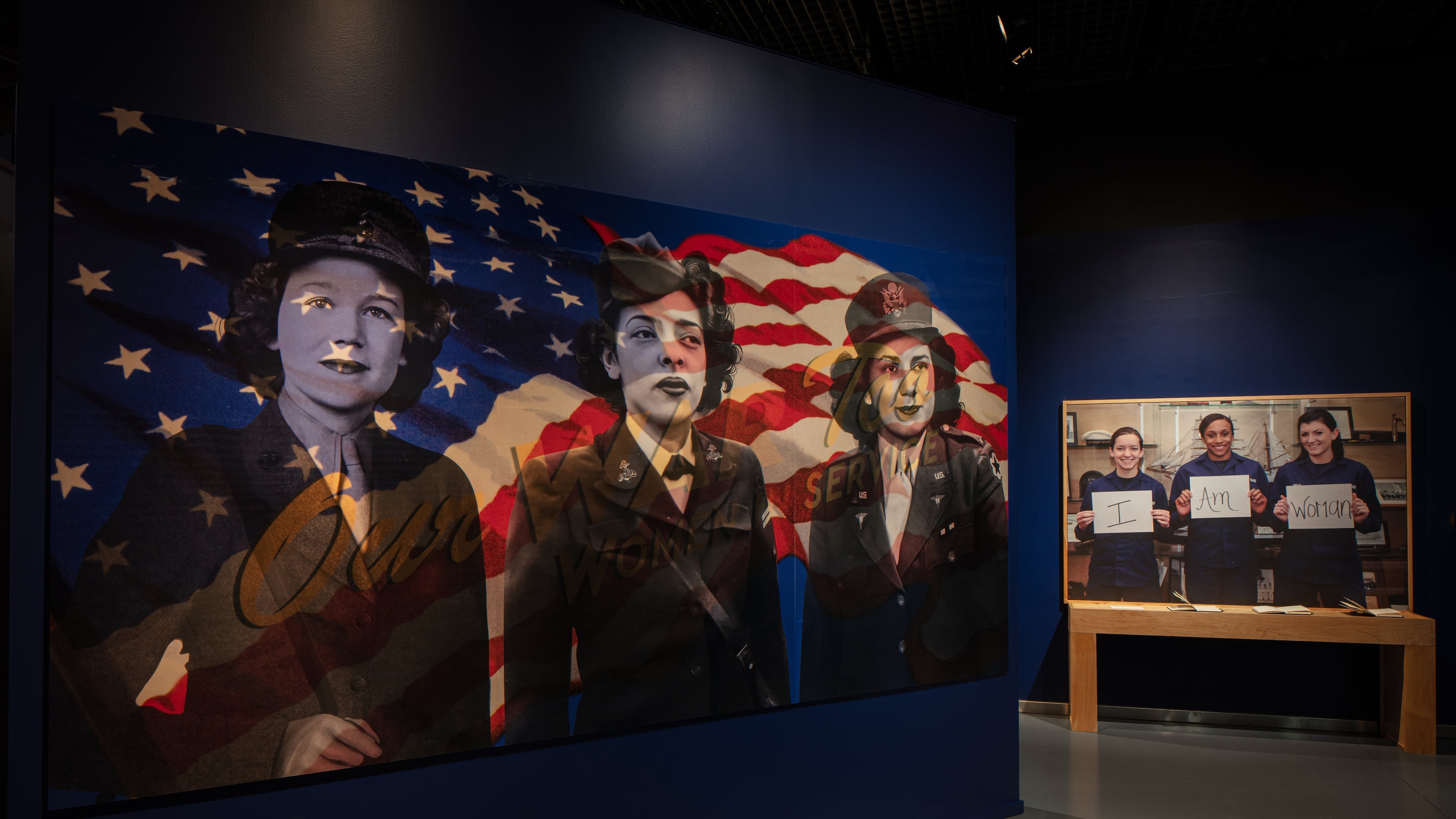 "Our War Too: Women in Service" gives credit to the more than 350,000 women who volunteered to serve during World War II. The traveling exhibition is on display at Atlanta History Center through August 2026. (Courtesy of National WWII Museum)