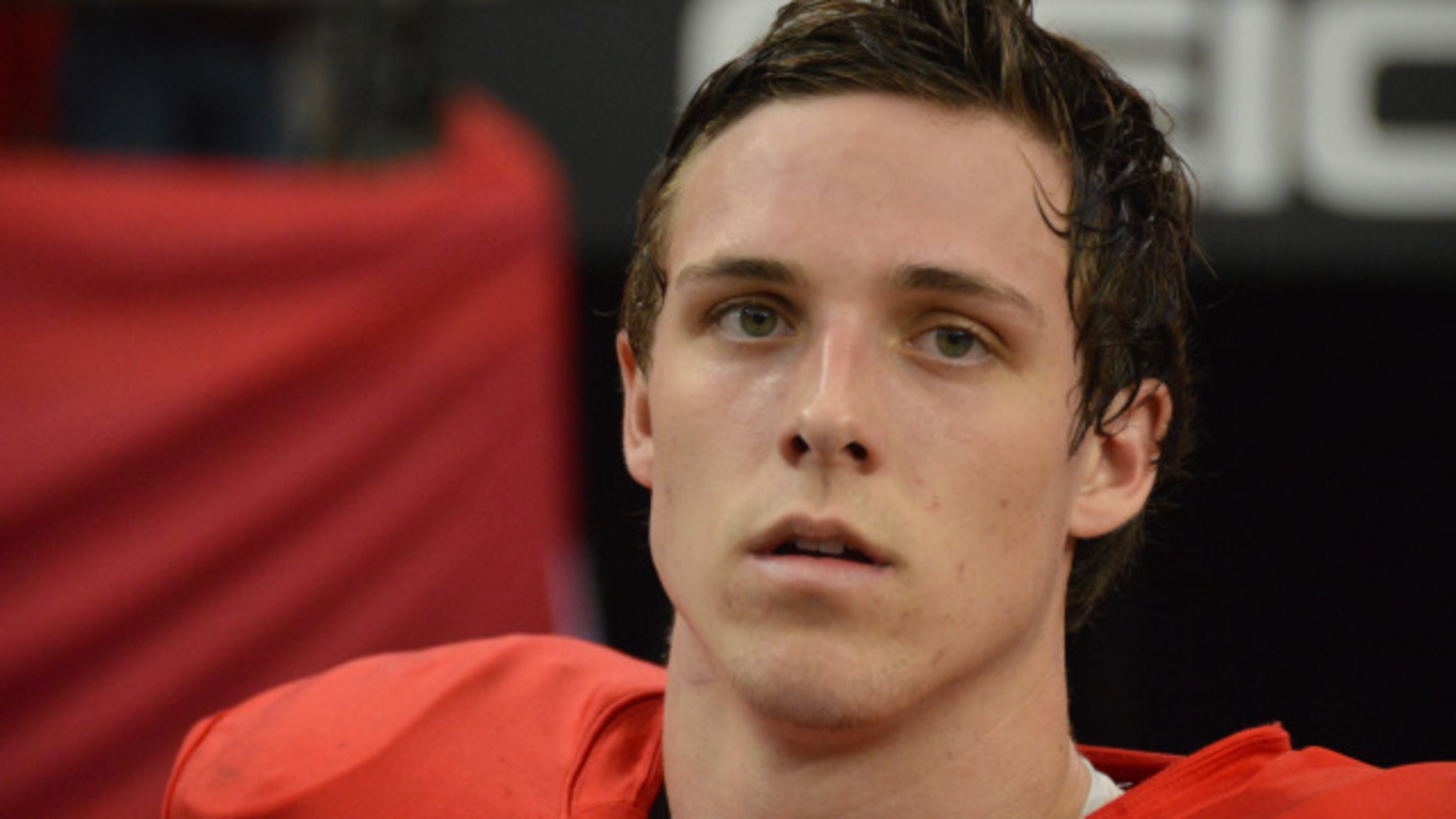 Georgia Tech freshman linebacker Tyler Cooksey worked out with fellow freshman David Curry before reporting to Tech earlier this week. (AJC photo)