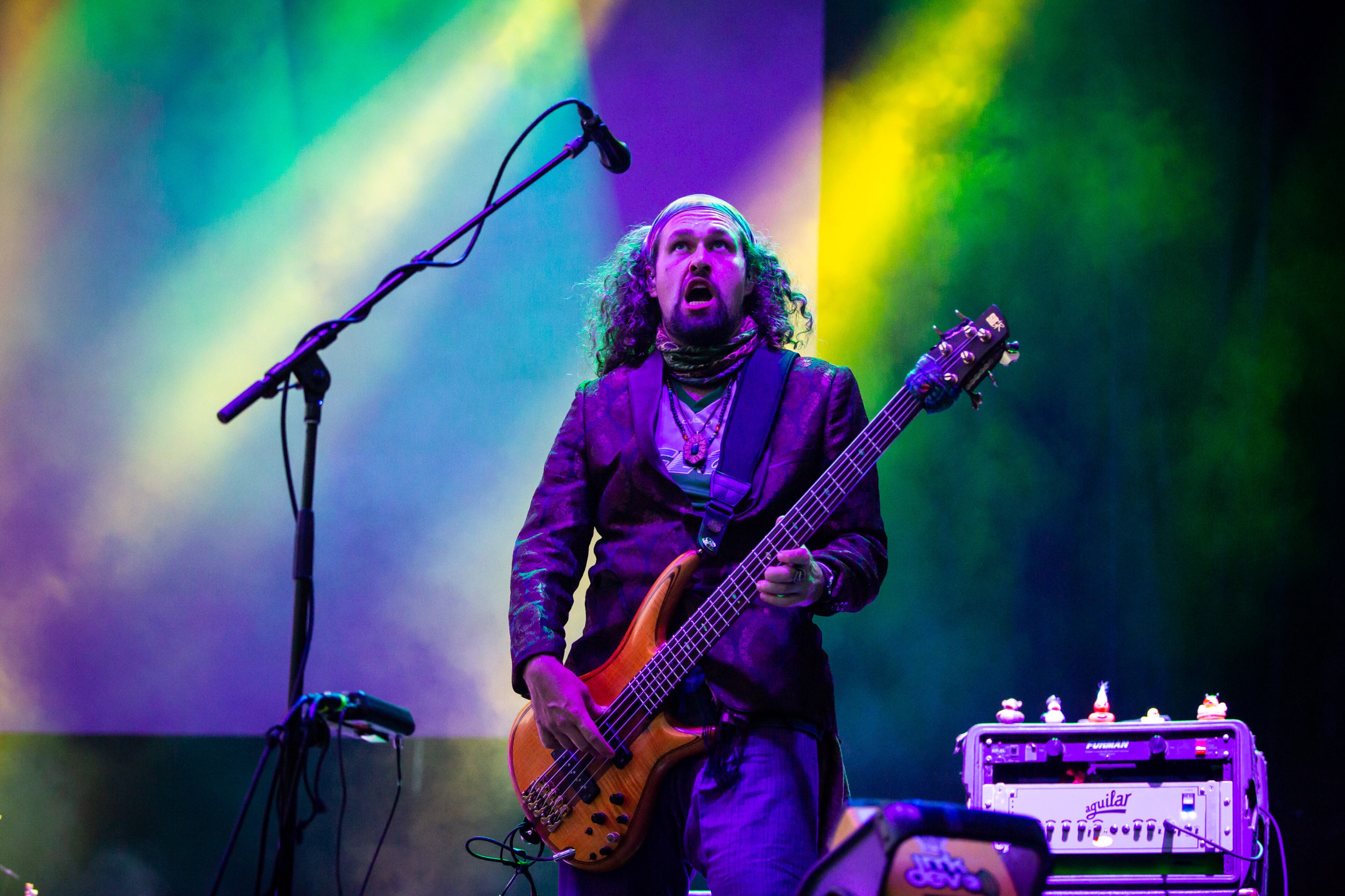 Big Night Out, a three-night concert event, kicked off Friday, October 23, 2020, at Centennial Olympic Park, with a performance from Pigeons Playing Ping Pong. Photo: Ryan Fleisher for The Atlanta Journal-Constitution