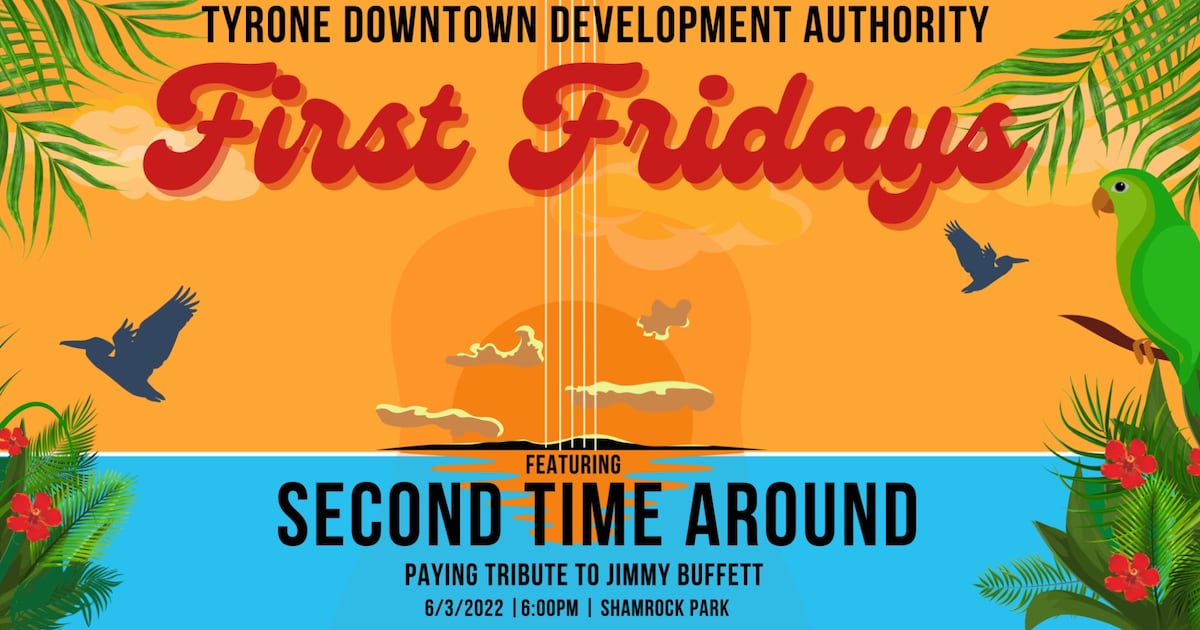 Tyrone First Friday at Shamrock Park banner