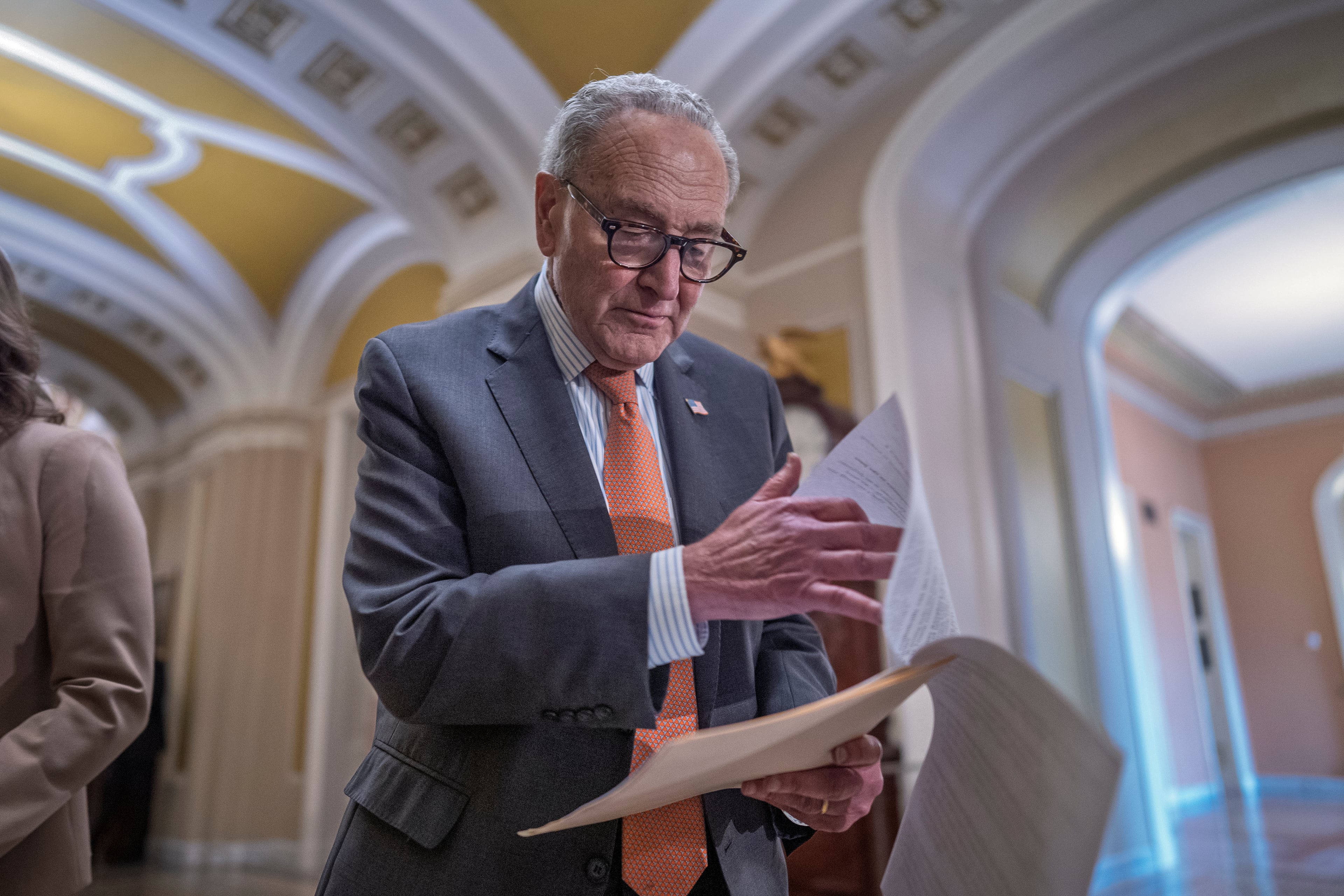 Senate Minority Leader Chuck Schumer, D-N.Y., seen here at the Capitol in Washington in September. (J. Scott Applewhite/AP)