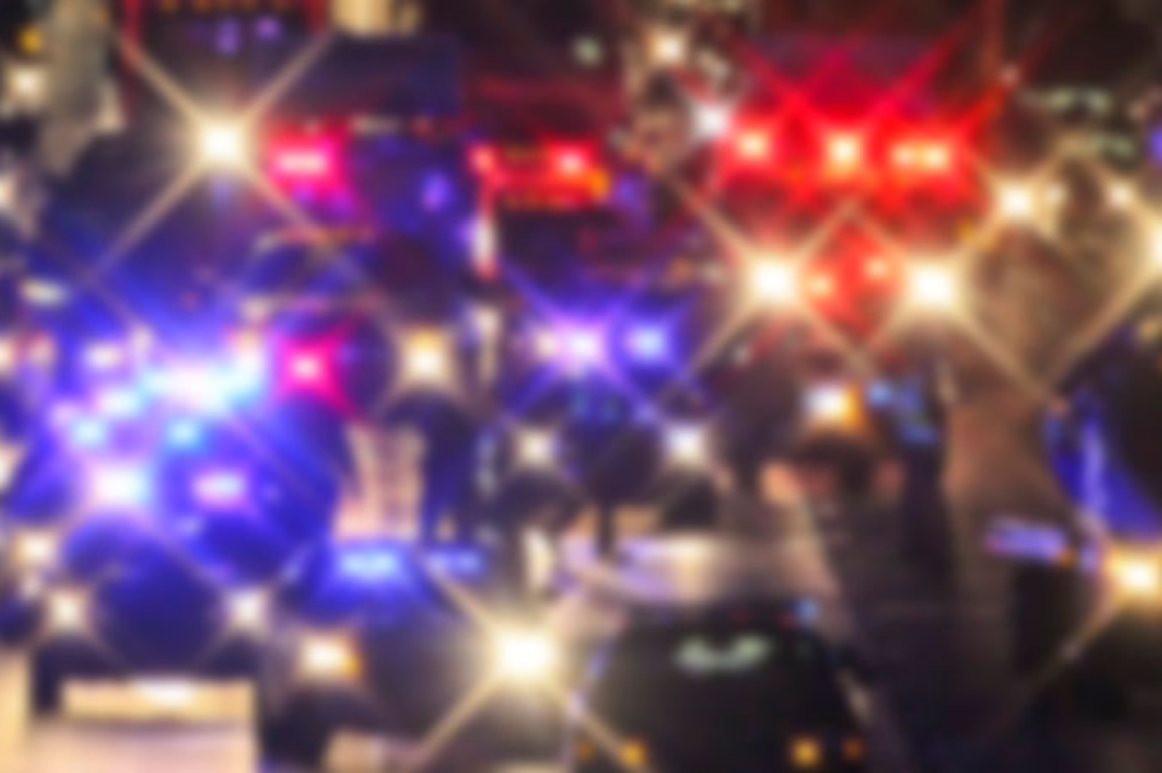 test image: highway headlights