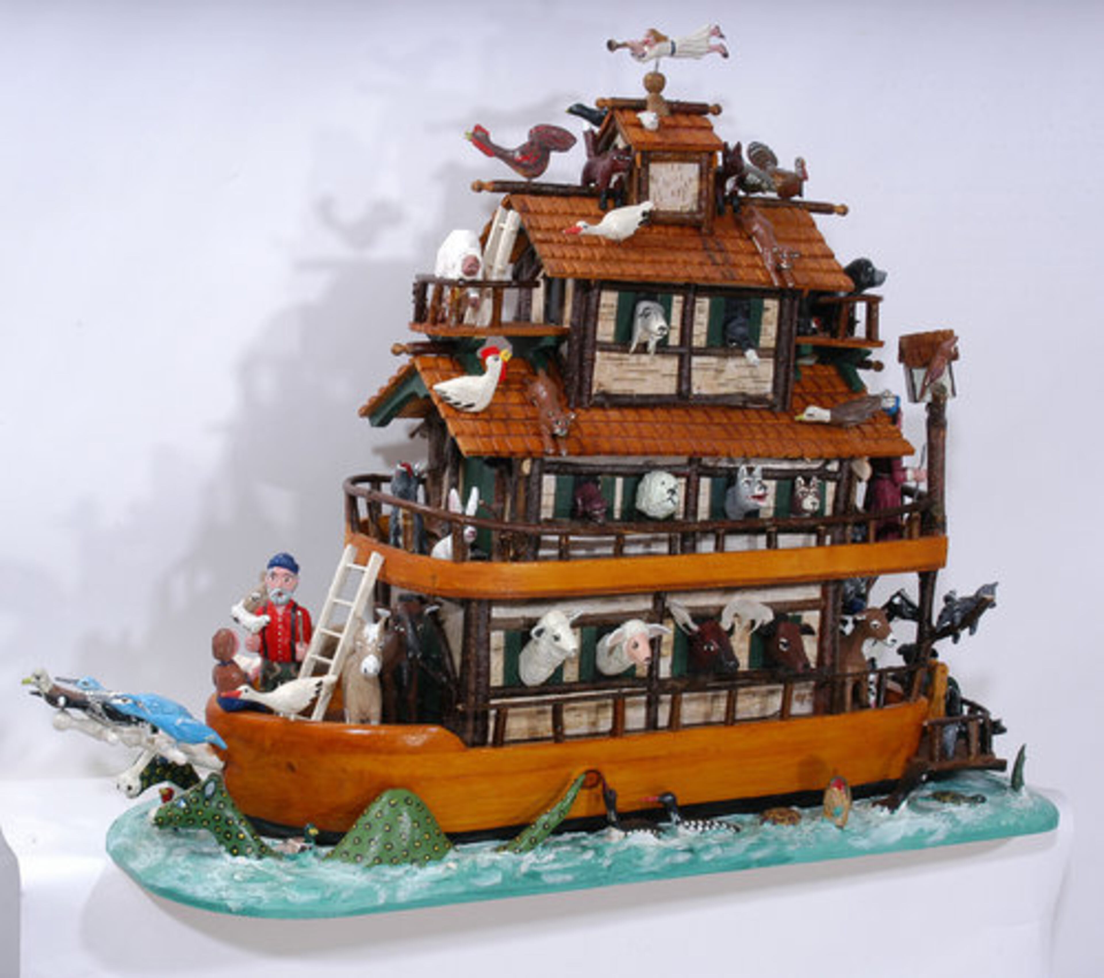 Then things clicked: The Slotins liquidated a collection for the Smithsonian and works from pioneering collectors Chuck and Jan Rosenak. "If you stay in the business long enough, you are the business," Steve said. Artwork: "Noah's Ark" by Bill and Phyllis Duffy.