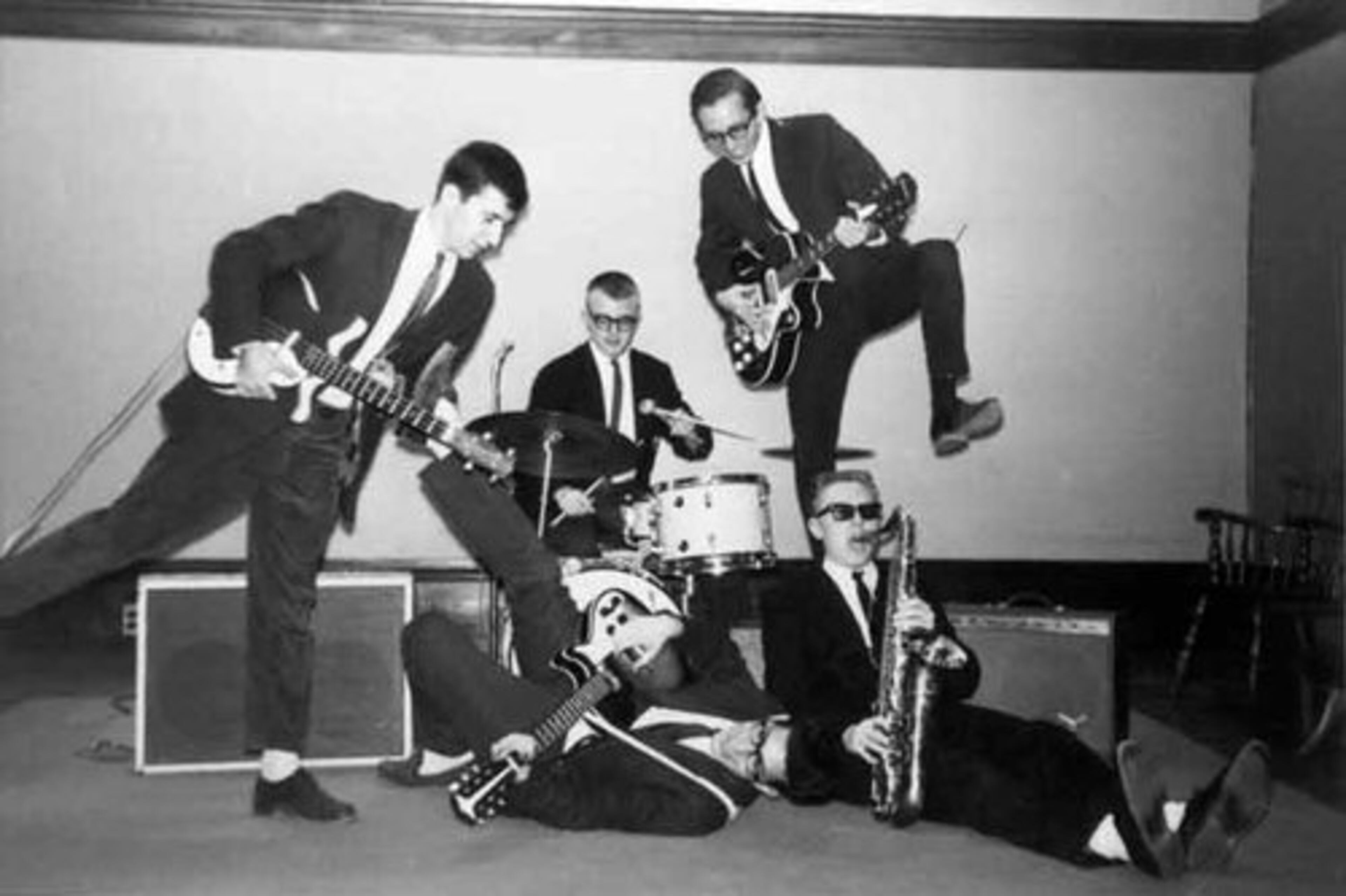 Van Wieren was the drummer (center) of his college band,"The Hustlers."
