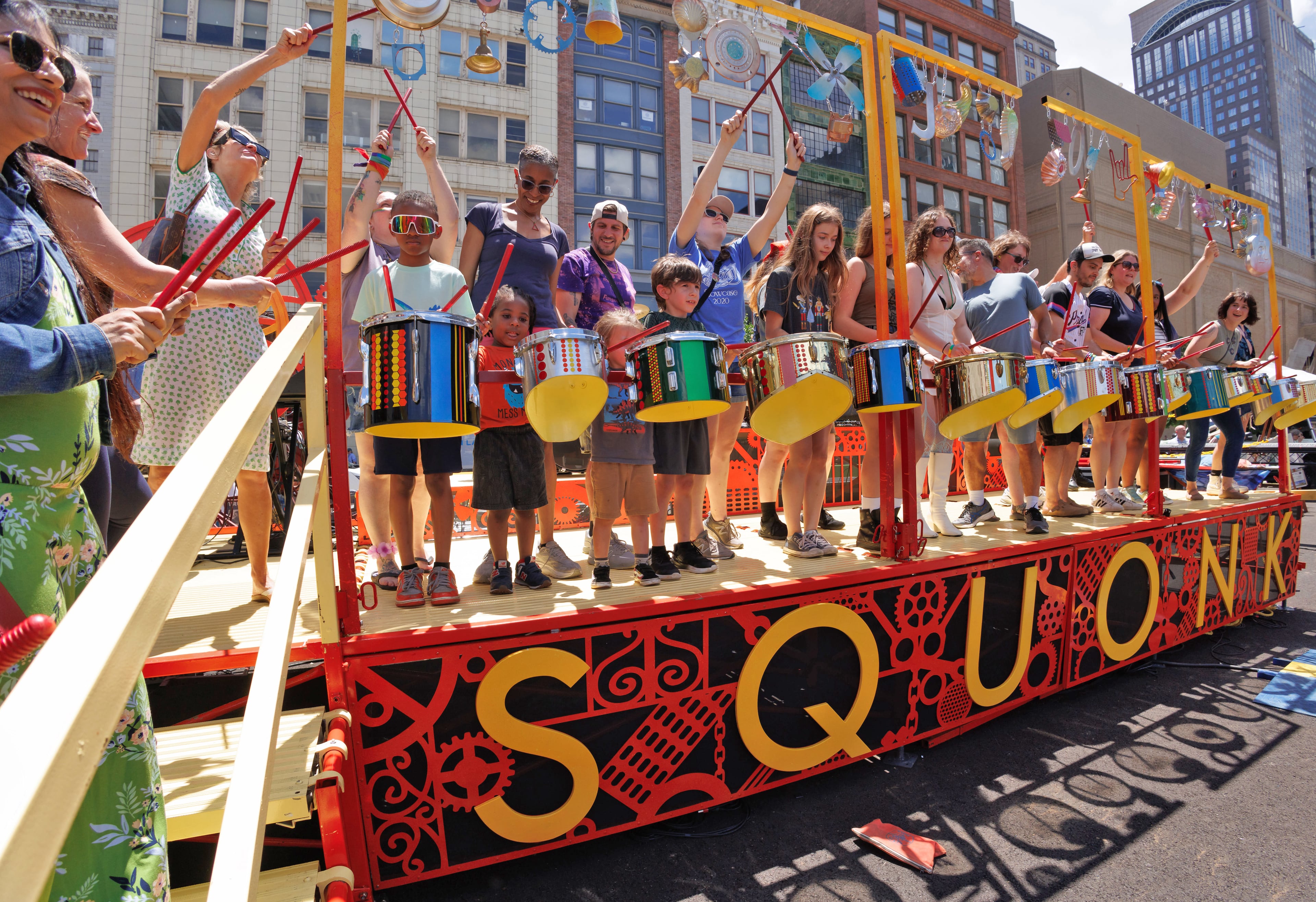 The Blue Stone Arts & Music Festival, scheduled for Friday, Sept. 25, and Saturday, Sept. 26, 2026, includes the Squonk Joy Machine, which lets you become part of the show. (Courtesy of the city of Sandy Springs)