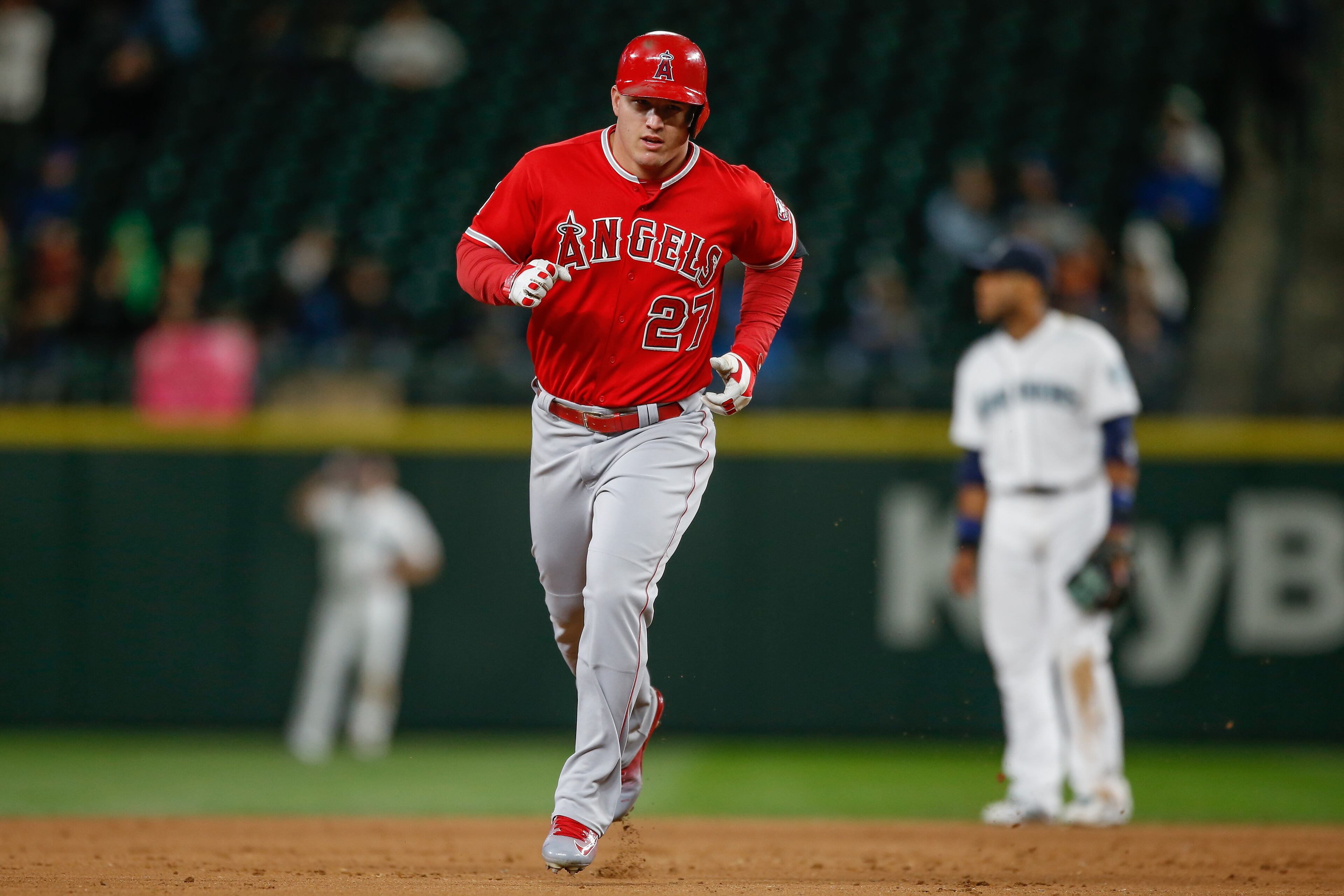 Mike Trout is only 24 years old but is arguably the best player in Major League Baseball. (Photo by Otto Greule Jr/Getty Images)