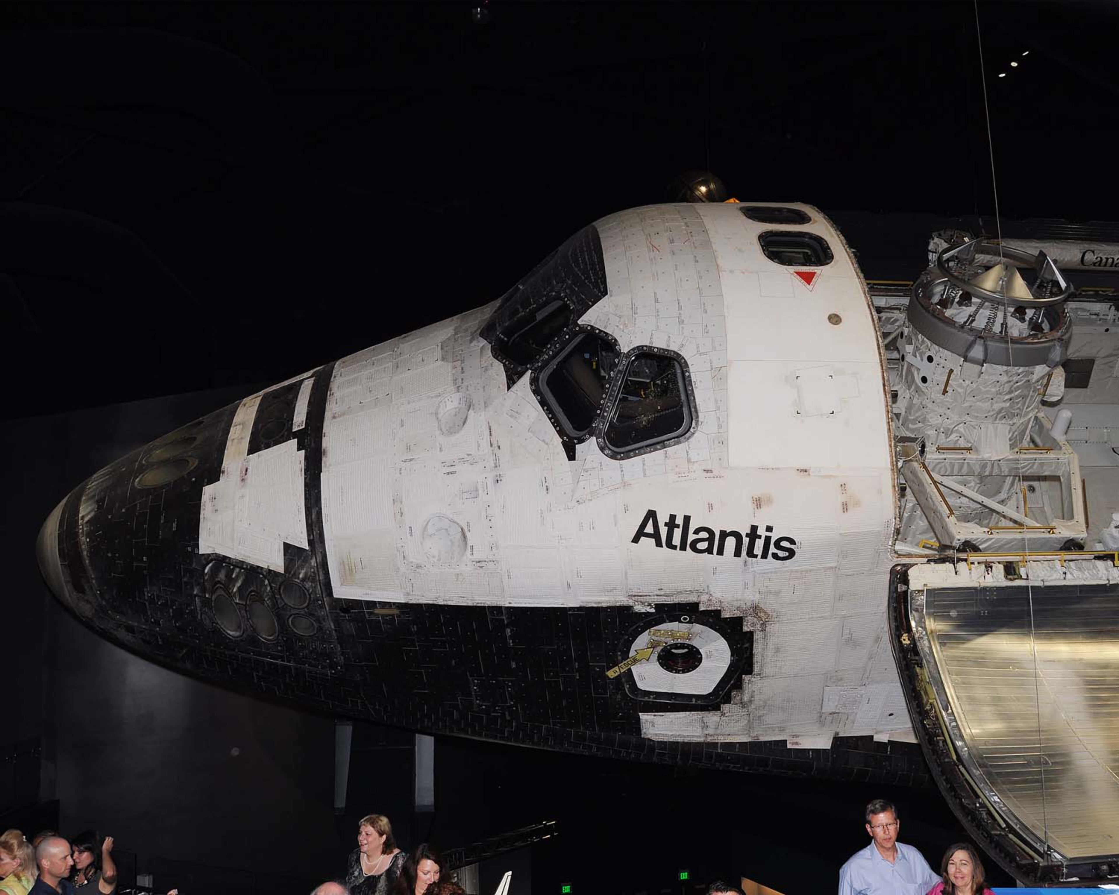Kennedy Space Center Visitor Complex celebrated the grand opening of the new $100 million attraction featuring the Space Shuttle Atlantis.