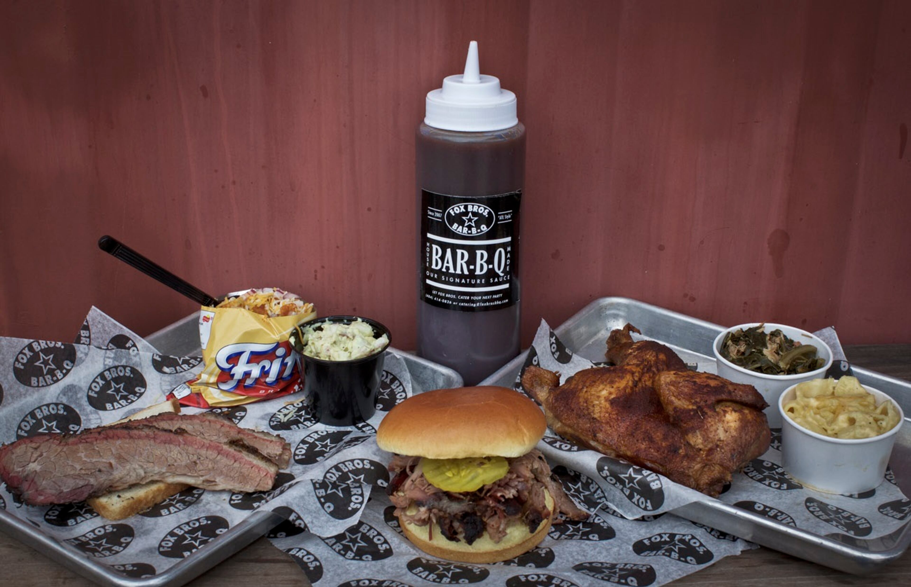 Fox Bros. BBQ "Que"-Osk favorites