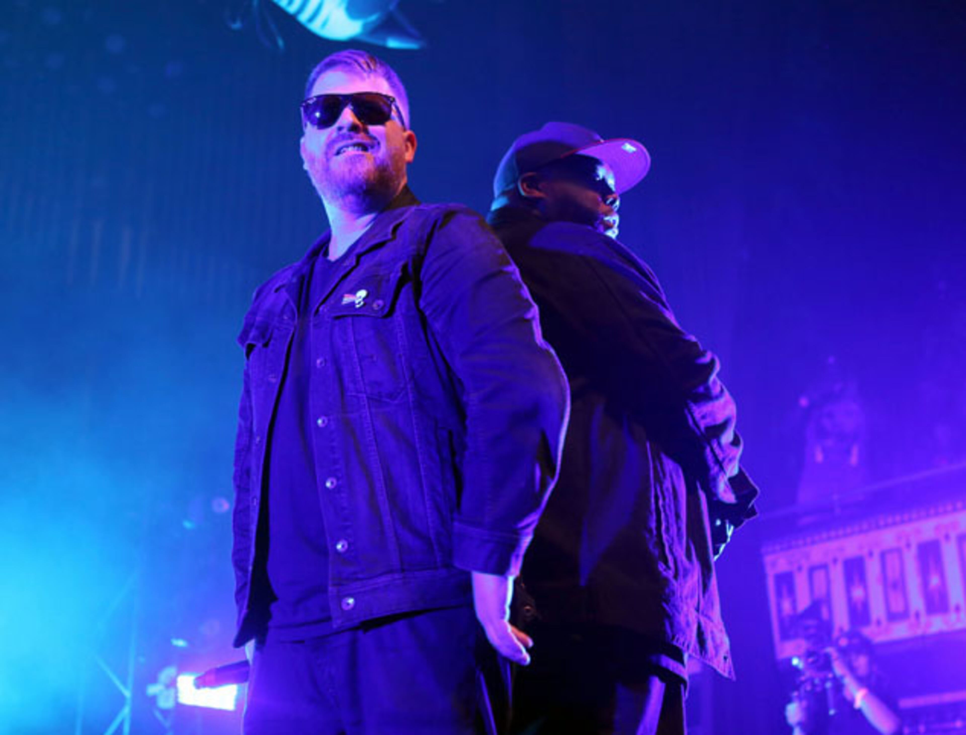 #10 of #25. PLEASE KEEP IN SEQUENTIAL ORDER FOR THE CONTINUITY OF THE GALLERY. Run the Jewels, also known by the acronym RTJ, is an American hip hop supergroup formed in 2013 by rapper/producer El-P and rapper Killer Mike. They played to a sold out Tabernacle crowd on Saturday, January 21, 2017, with openers The Gaslamp Killer, Gangsta Boo, CUZ and Nick Hook.Robb Cohen Photography & Video /RobbsPhotos.com