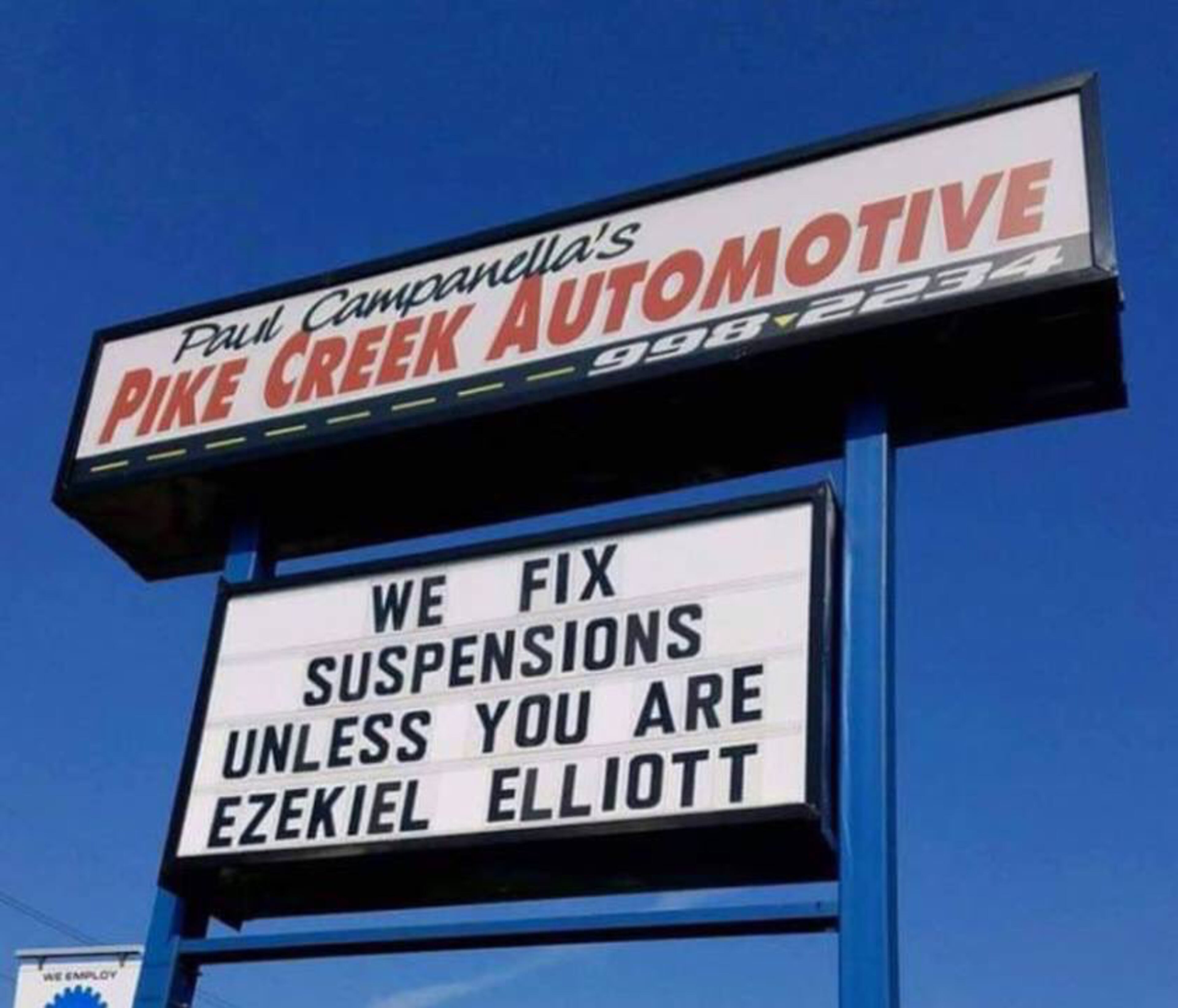 This is NOT where Jerry Jones gets his oil changes.