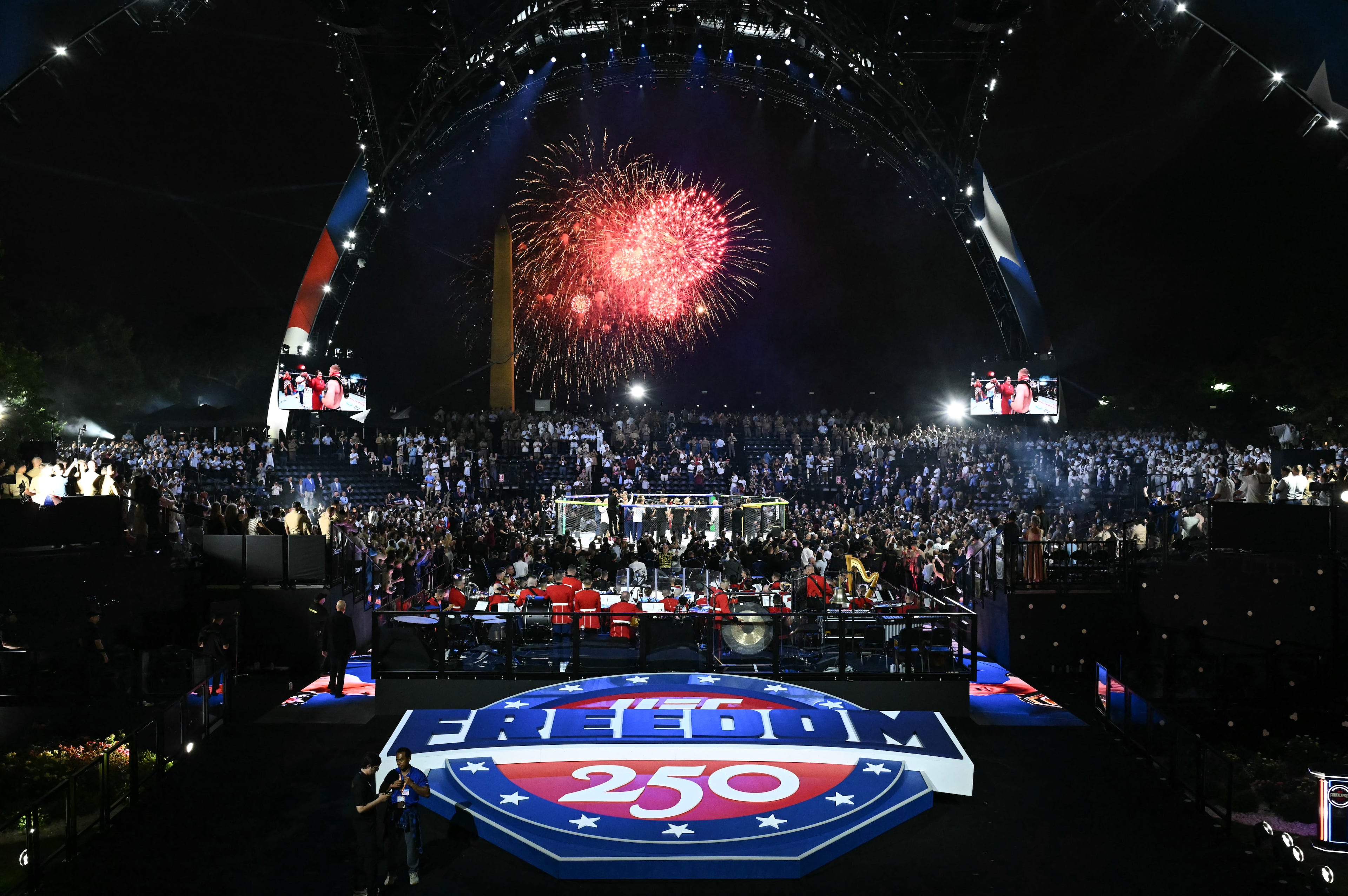 APTOPIX UFC Freedom 250 Trump