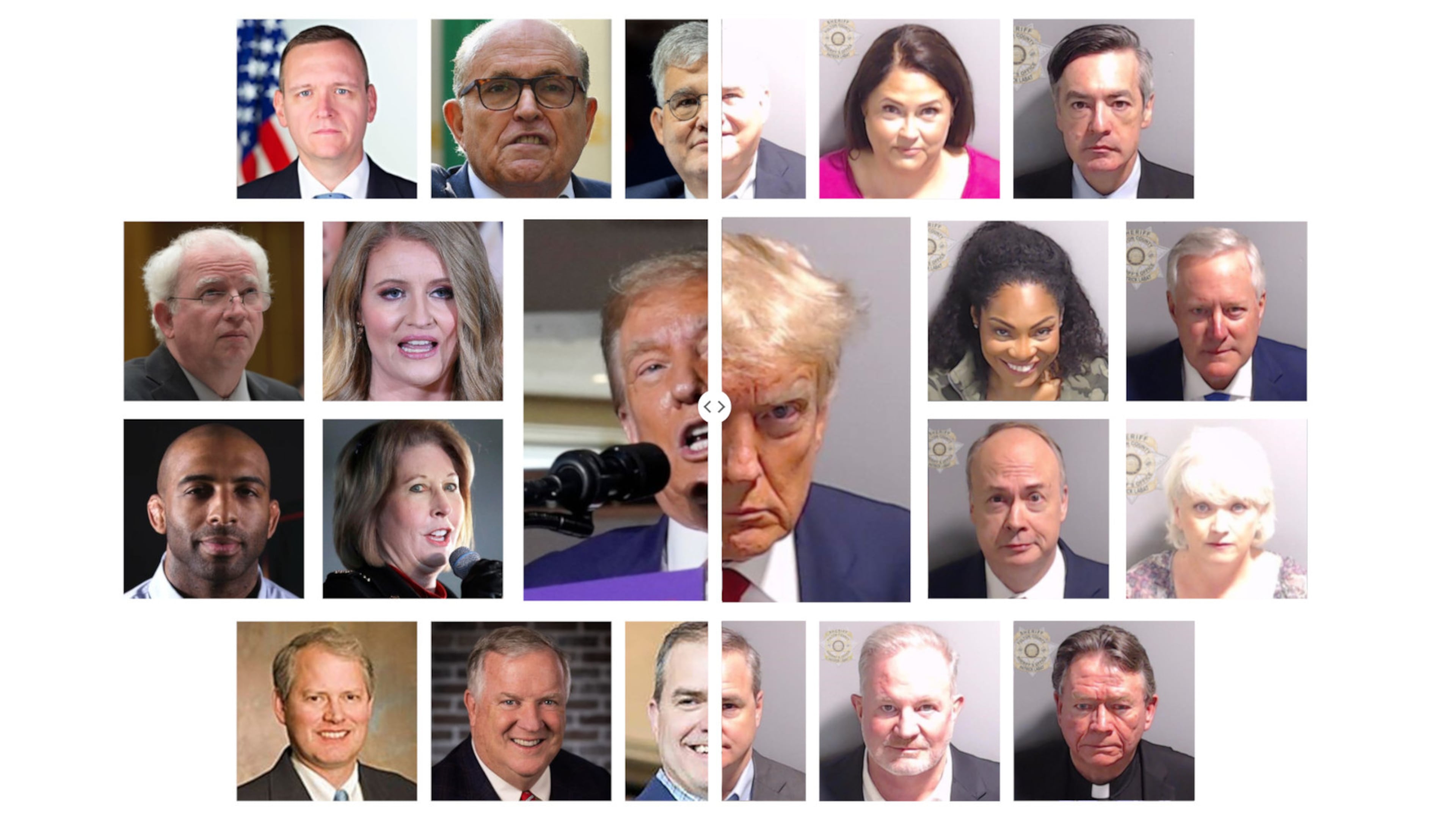 Donald Trump and 18 allies face racketeering and other felony charges in Fulton County, Georgia.