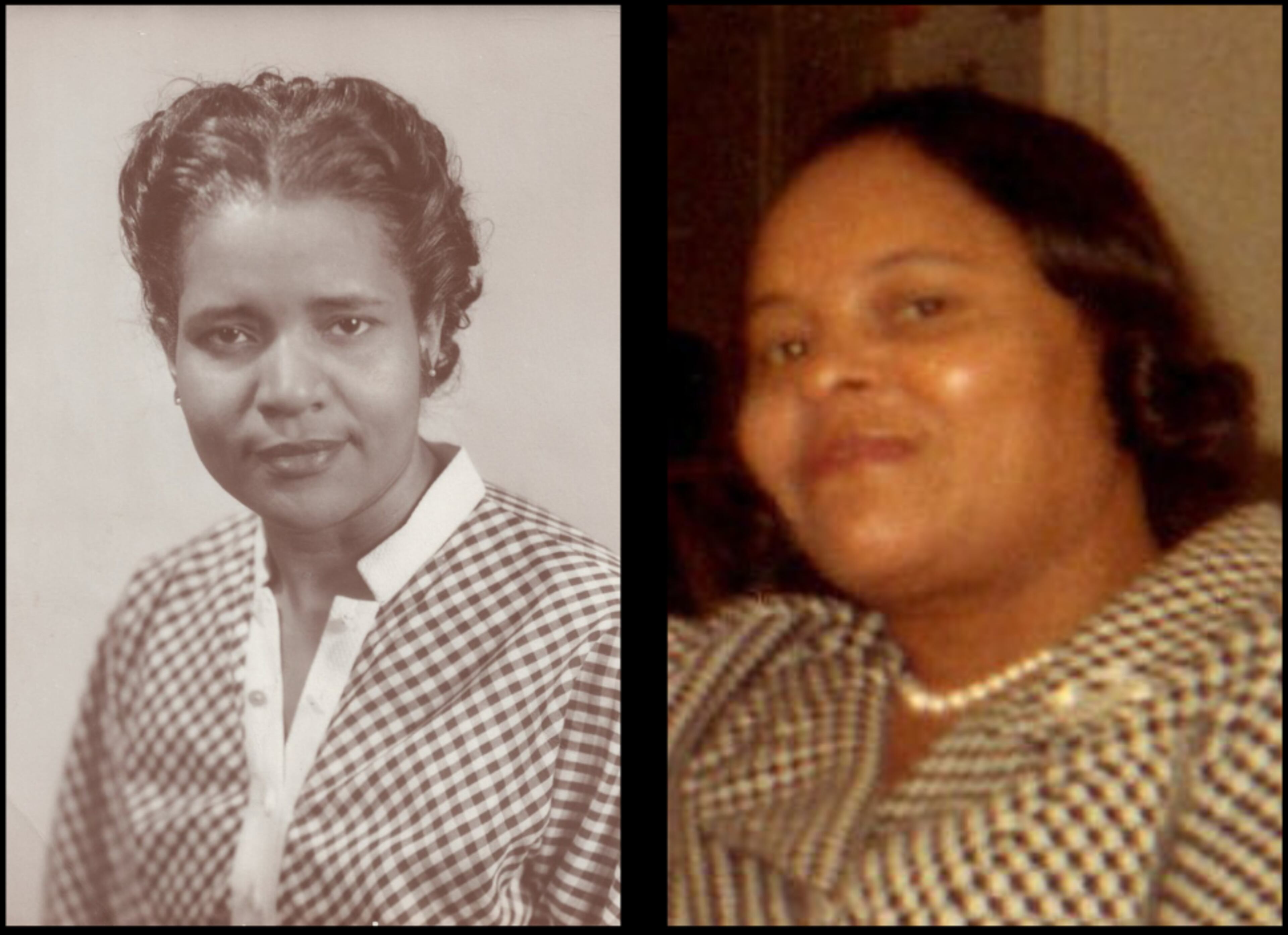 Gladys Rogers Hilton (left) and Willie Mae Satterfield are cousins and founders of the Cloud-Travis family reunion. (Courtesy of Ken Oglesby)