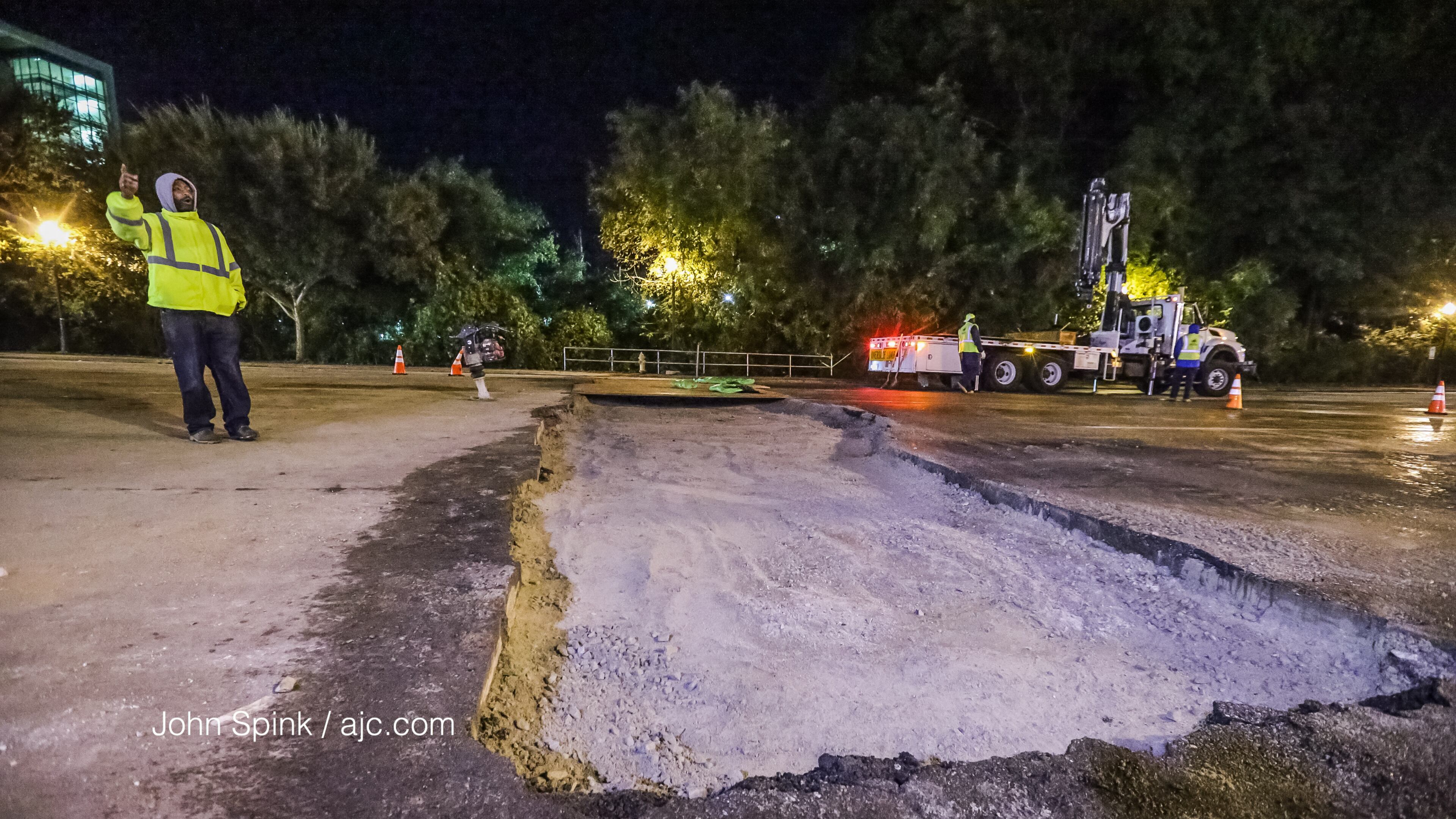 All lanes of Buford Highway just south of Chamblee Tucker Road are open again after emergency road repairs.