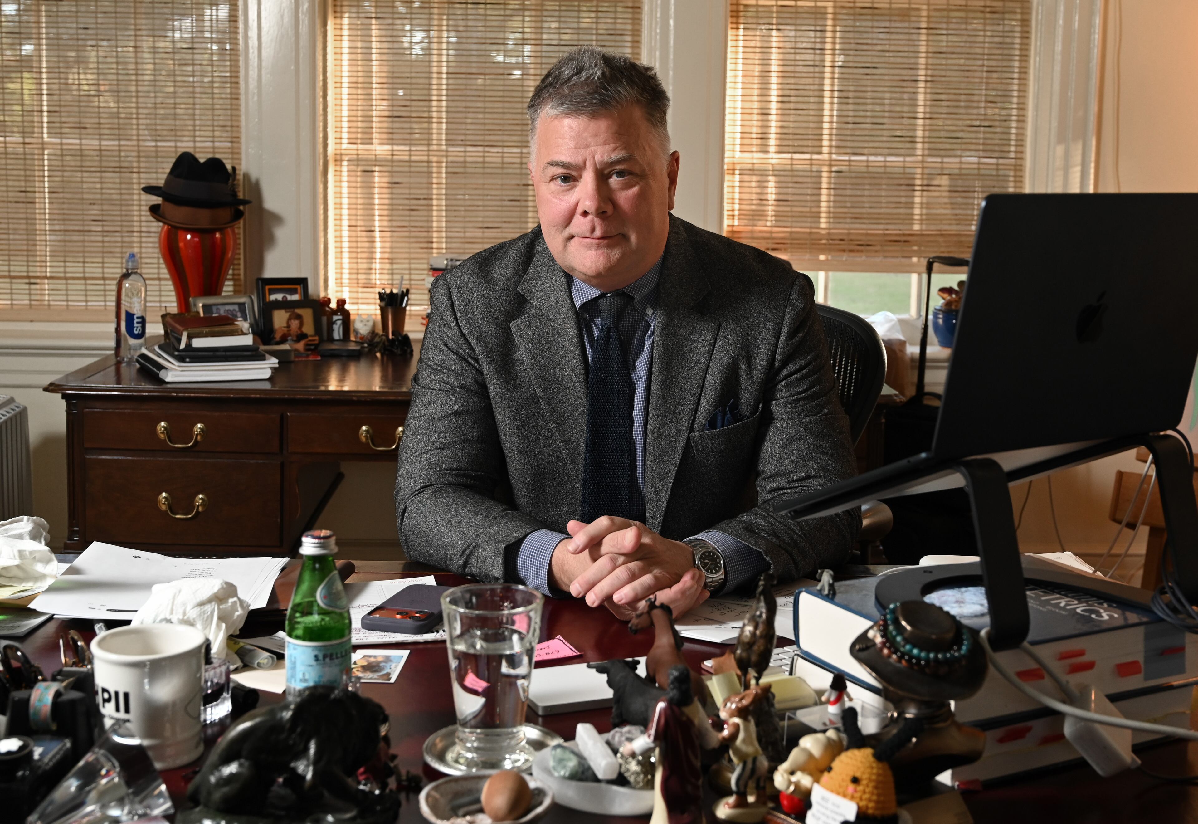 Atlanta trial lawyer James Hugh Potts IIsays he's being silenced at the request of health care providers being sued by his clients. (Hyosub Shin/AJC)