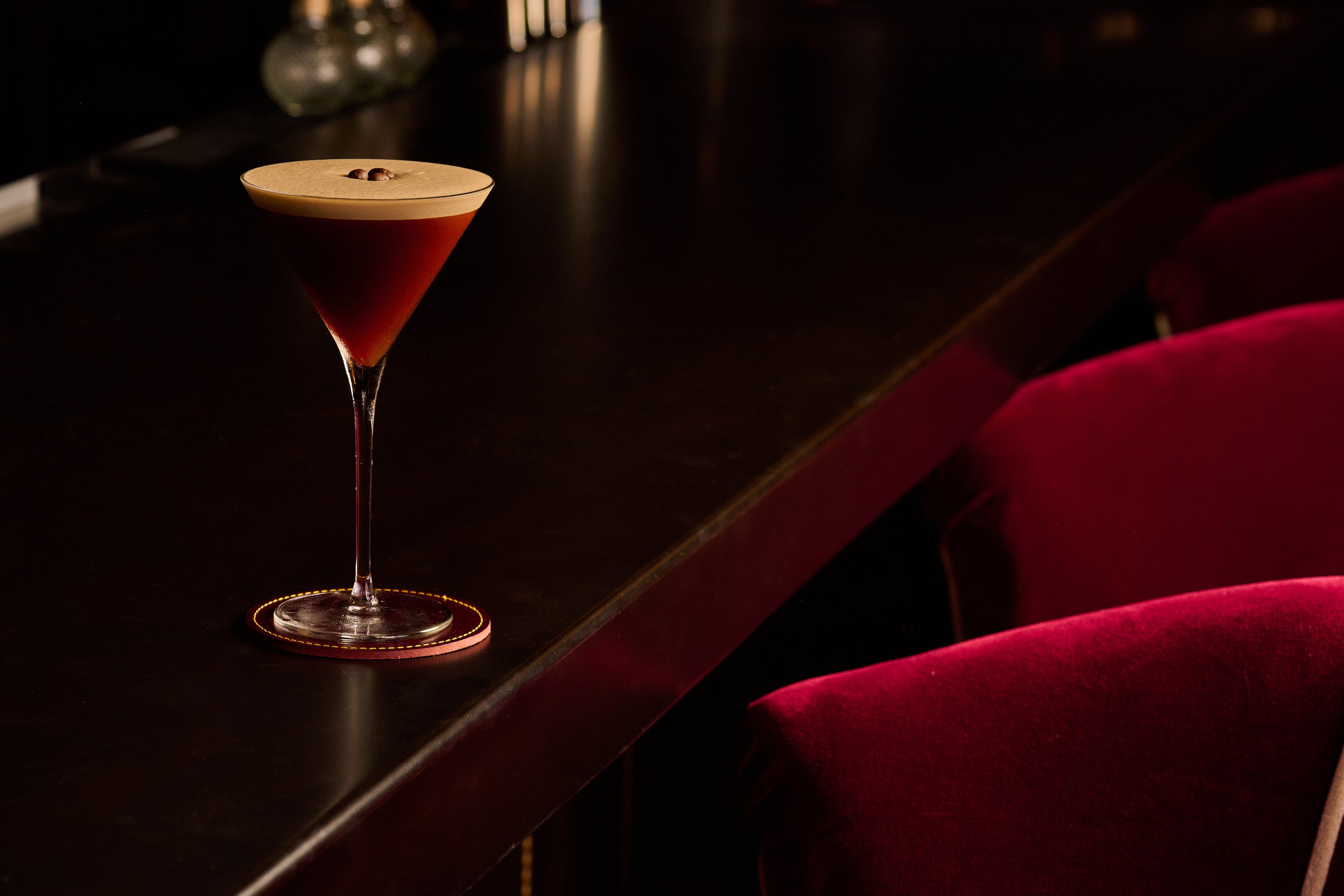 An espresso martini at Clark's Steakhouse. (Angie Webb/Courtesy of Clark's Steakhouse)