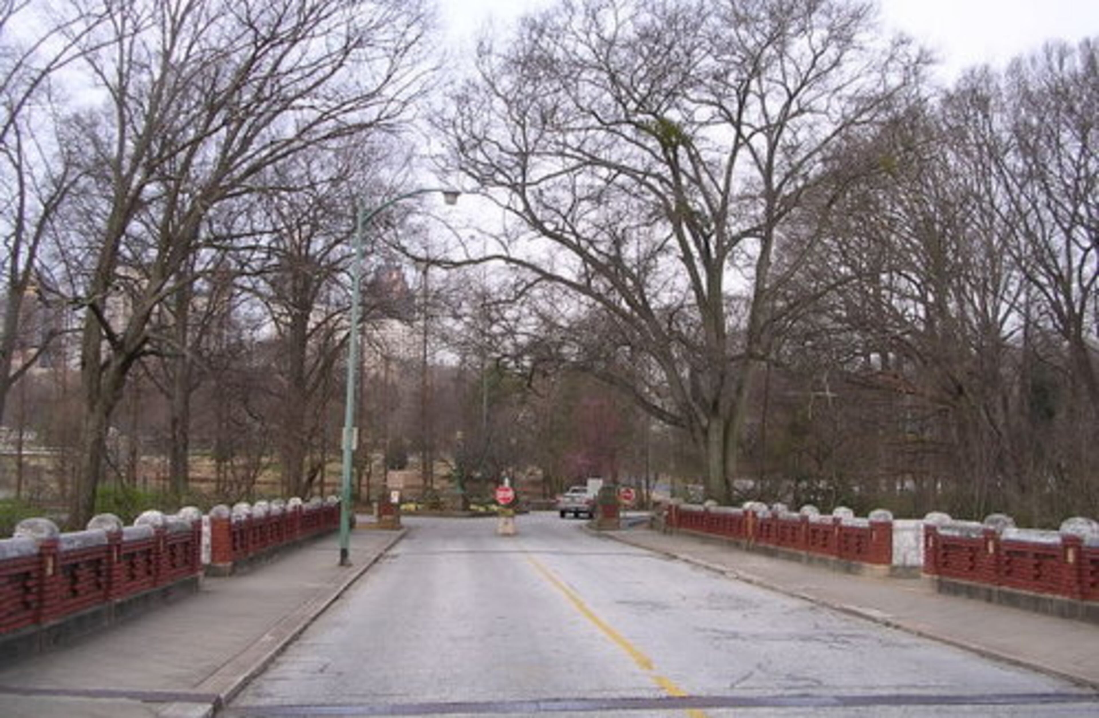 Park Drive at Piedmont Park in 2005. It may seem like things are the same, but note the buildings in the background.